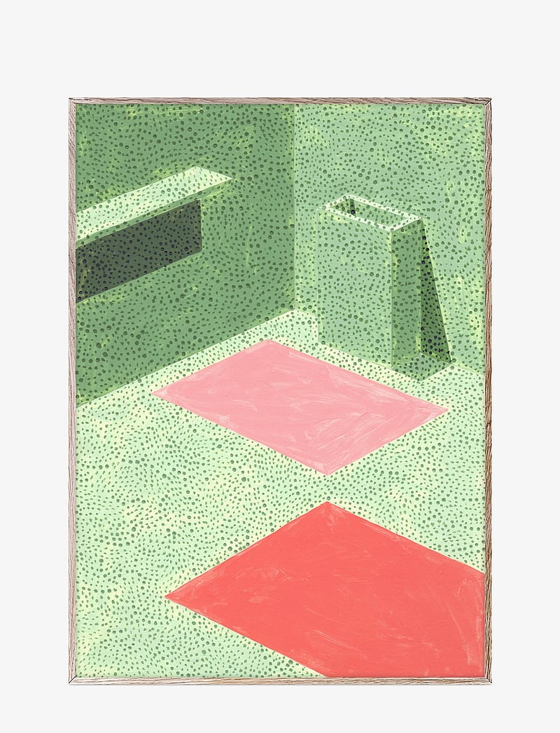 Paper Collective - Bathroom Stories 01 - 70x100 - illustratsioonid - green, pink - 1