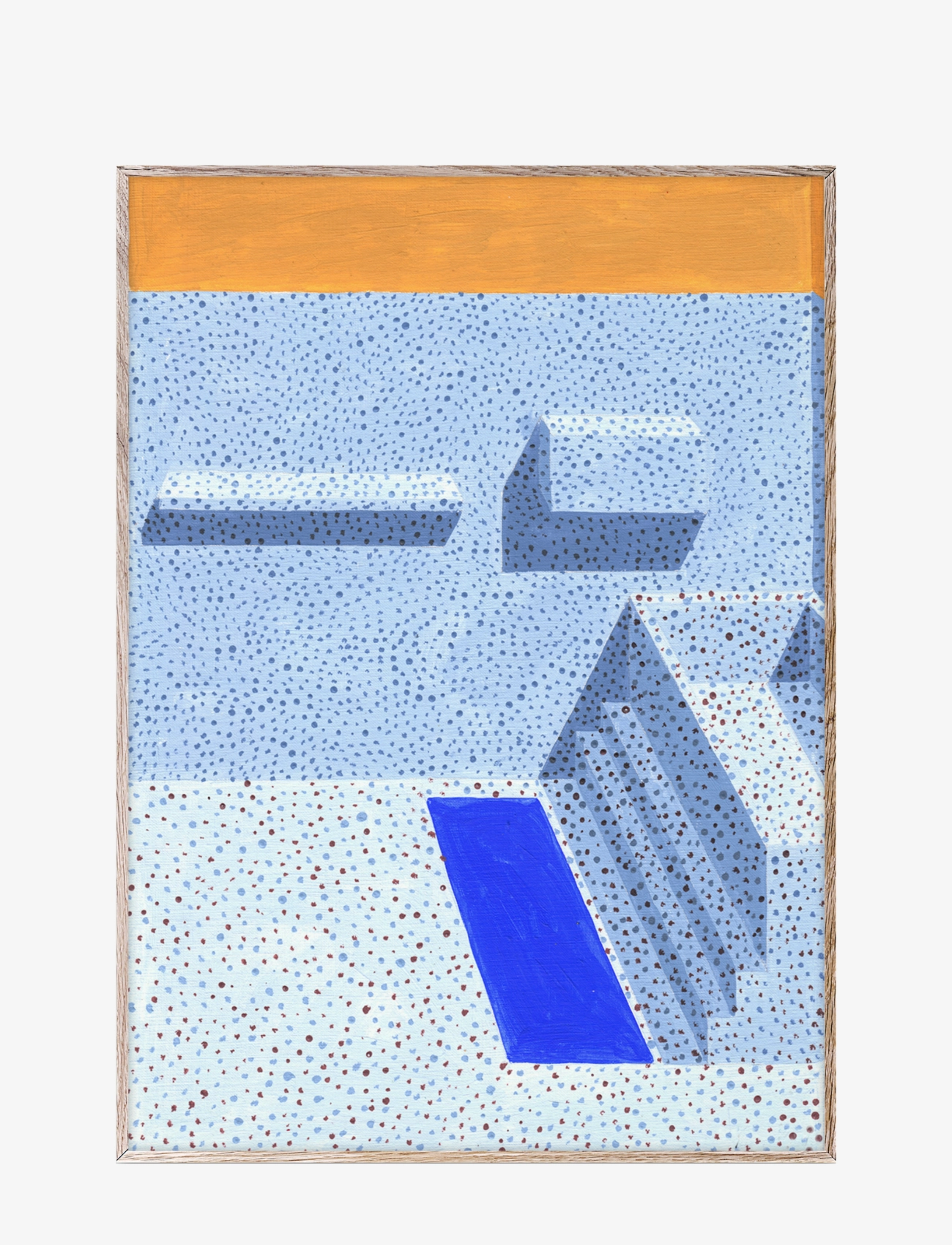 Paper Collective Bathroom Stories 02 - 70x100 - Paper Collective - BLUE / blue