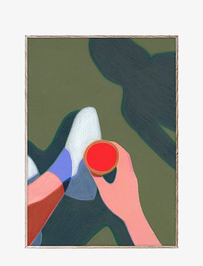 Paper Collective Les Vacances 01 - Posters & Frames - GREEN, RED / green