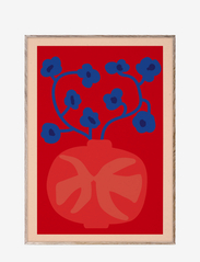Paper Collective - The Red Vase - 70x100 - botanik - red, blue - 0