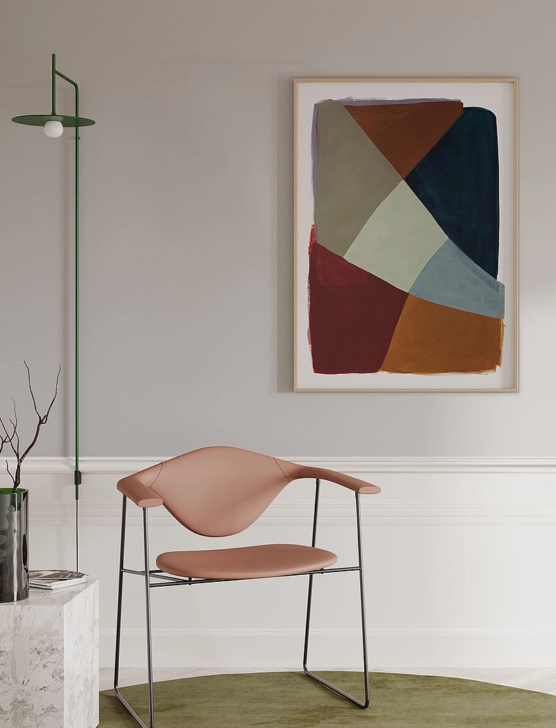 Paper Collective - Painted Shapes 03 - 30x40 - brown, orange, beige - 1