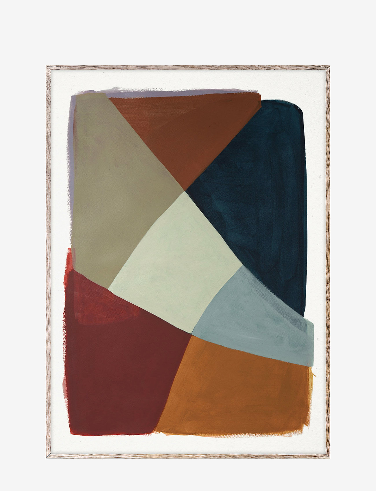 Paper Collective - Painted Shapes 03 - 70x100 - brown, orange, beige - 0