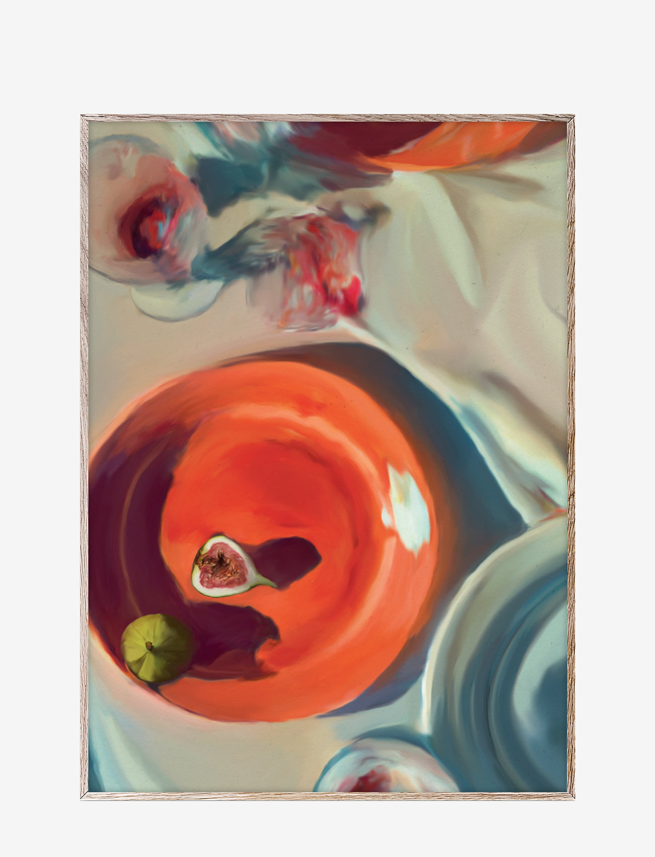 Paper Collective - Fine Dining - 50x70 - red, white - 0