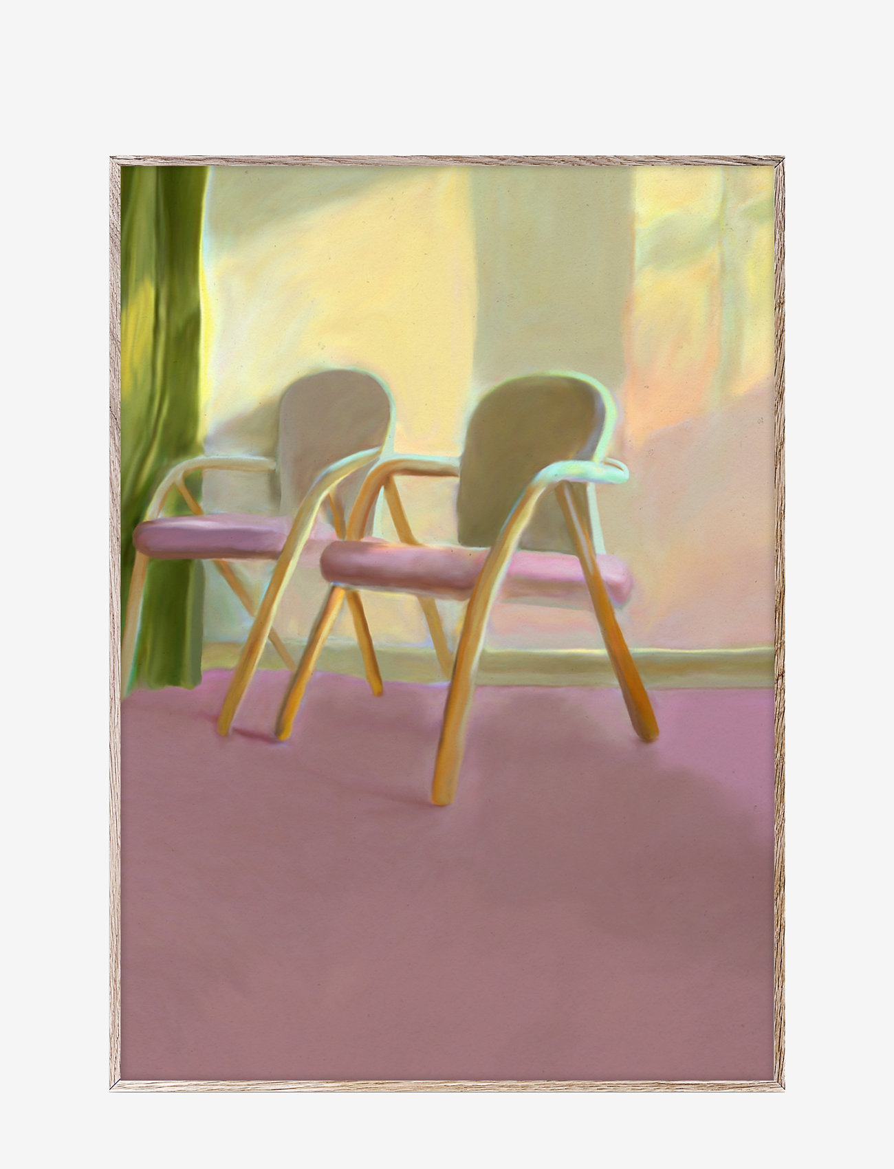 Paper Collective - Waiting Room - 30x40 - pink, beige, green - 0