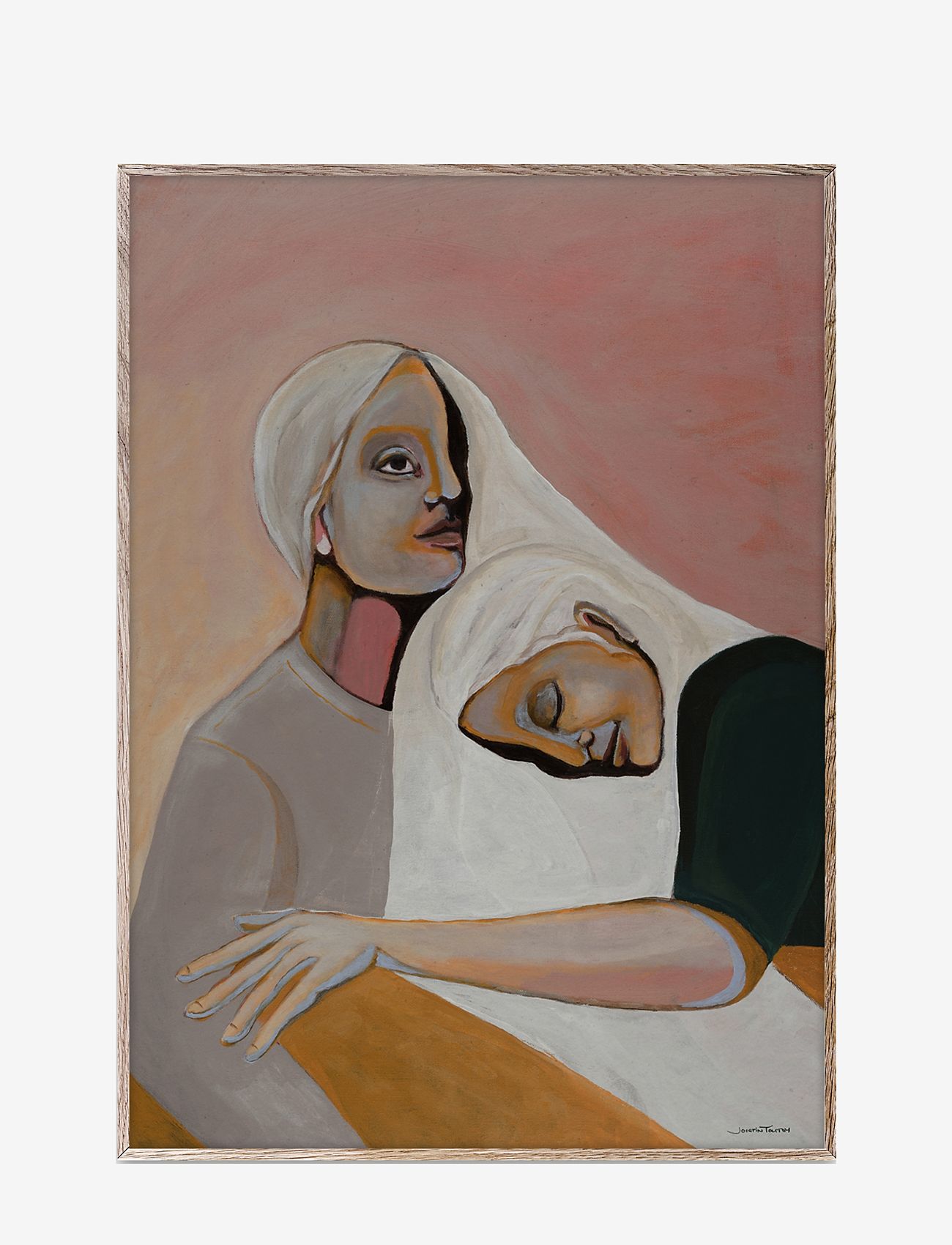 Paper Collective - Sisters I - white, black, yellow - 0
