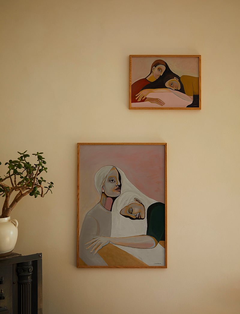 Paper Collective - Sisters I - white, black, yellow - 1