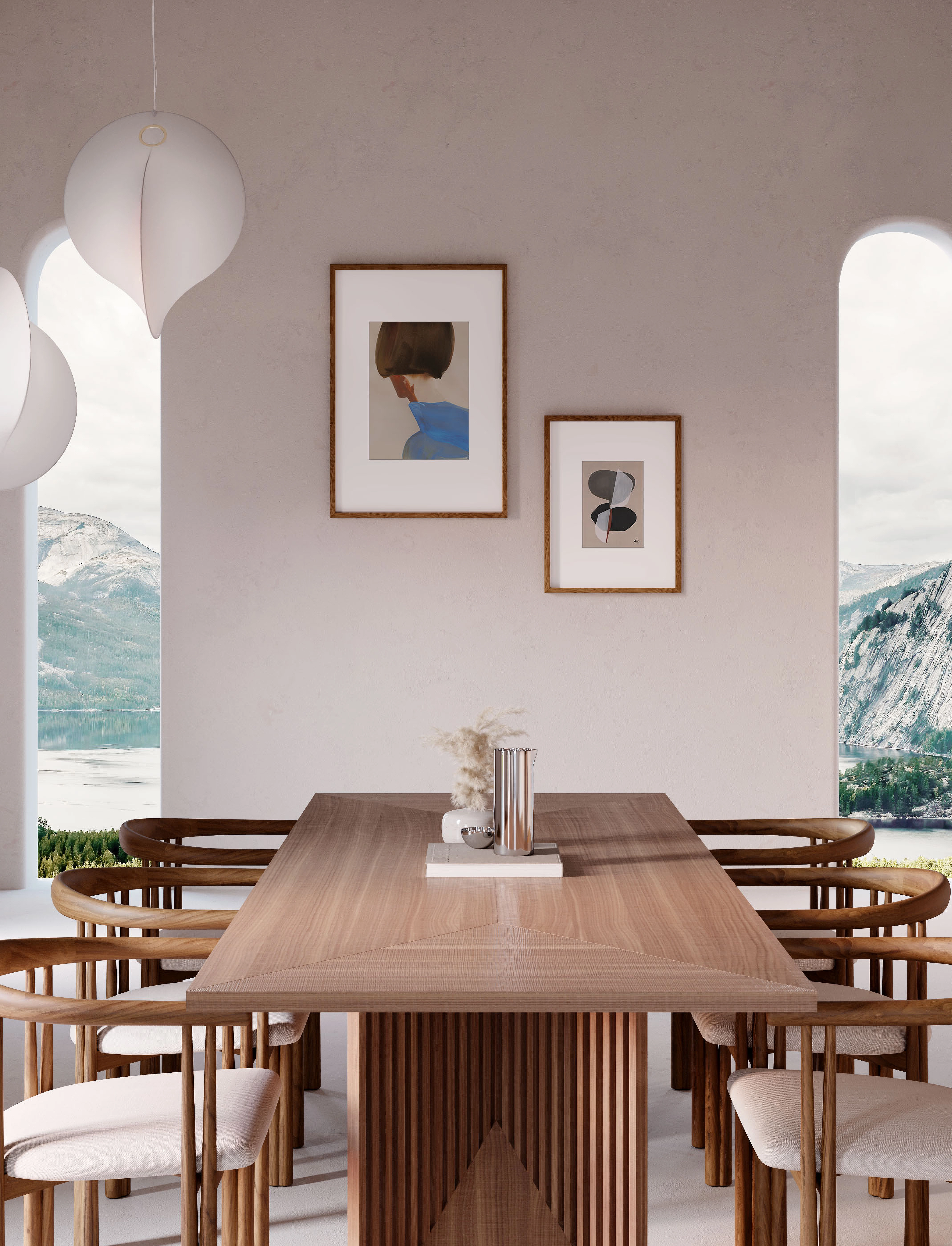 Paper Collective - Passepartout - White 30x40cm (opening for A5) - white - 3