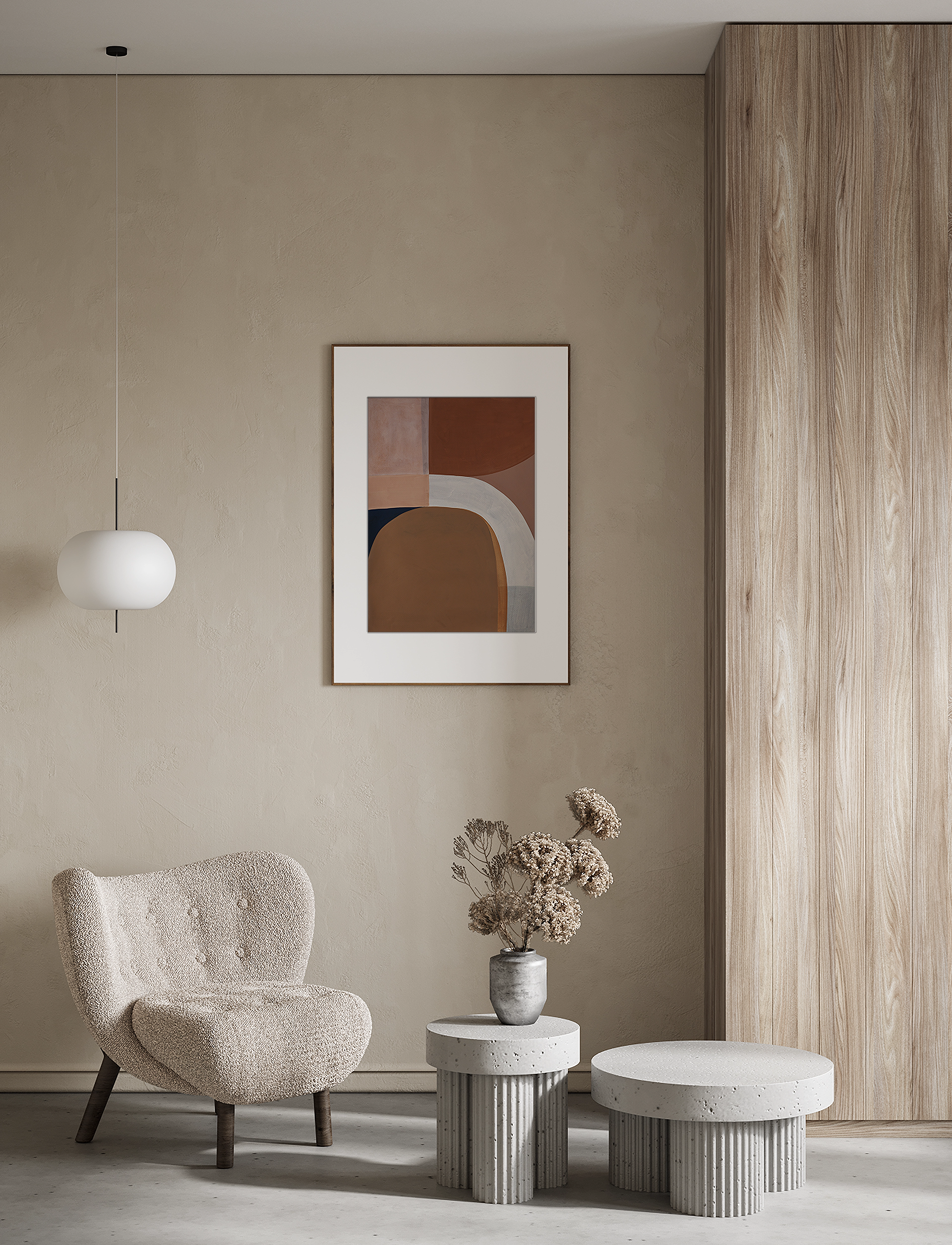 Paper Collective - Passepartout - White 70x100cm (opening for 50x70) - white - 2