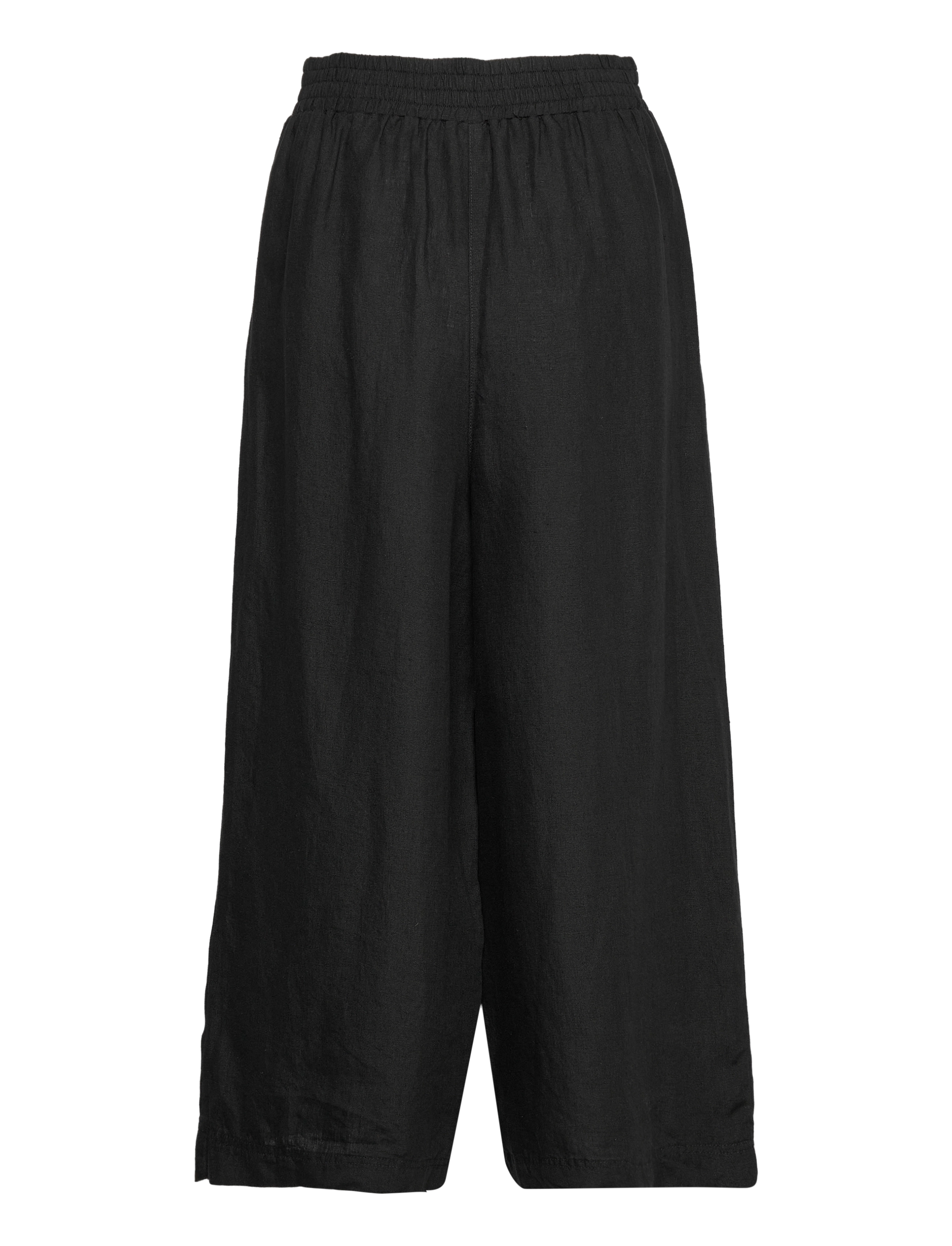 Papu - LINEN CULOTTES SOLID - black - 1