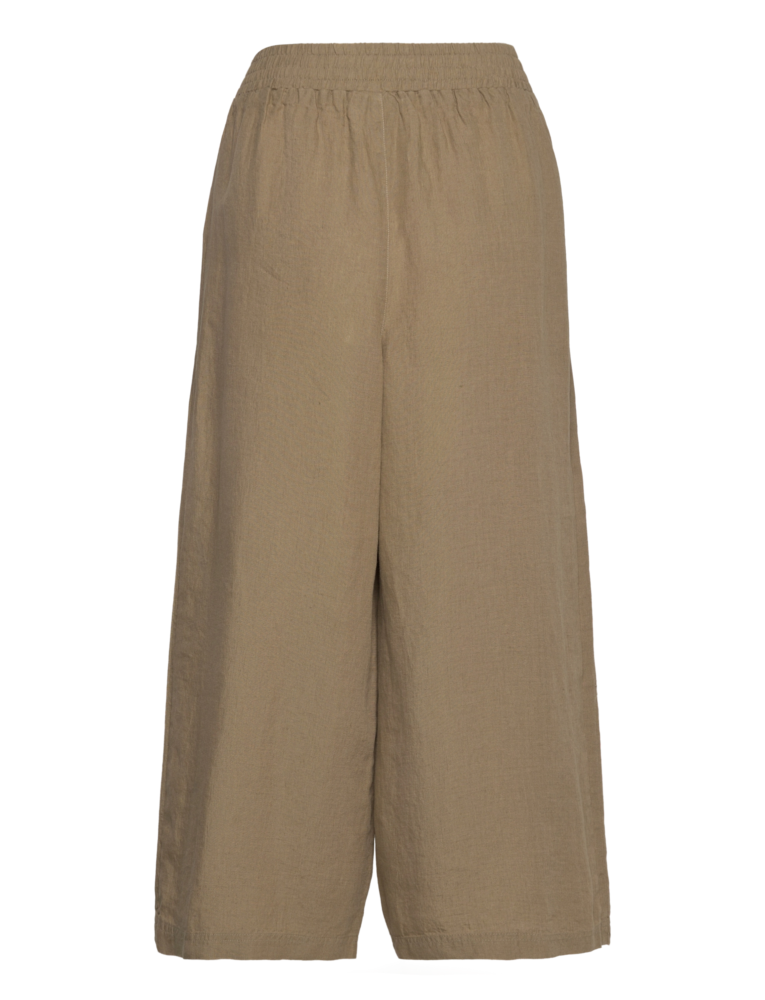 Papu - LINEN CULOTTES SOLID - golden green - 1