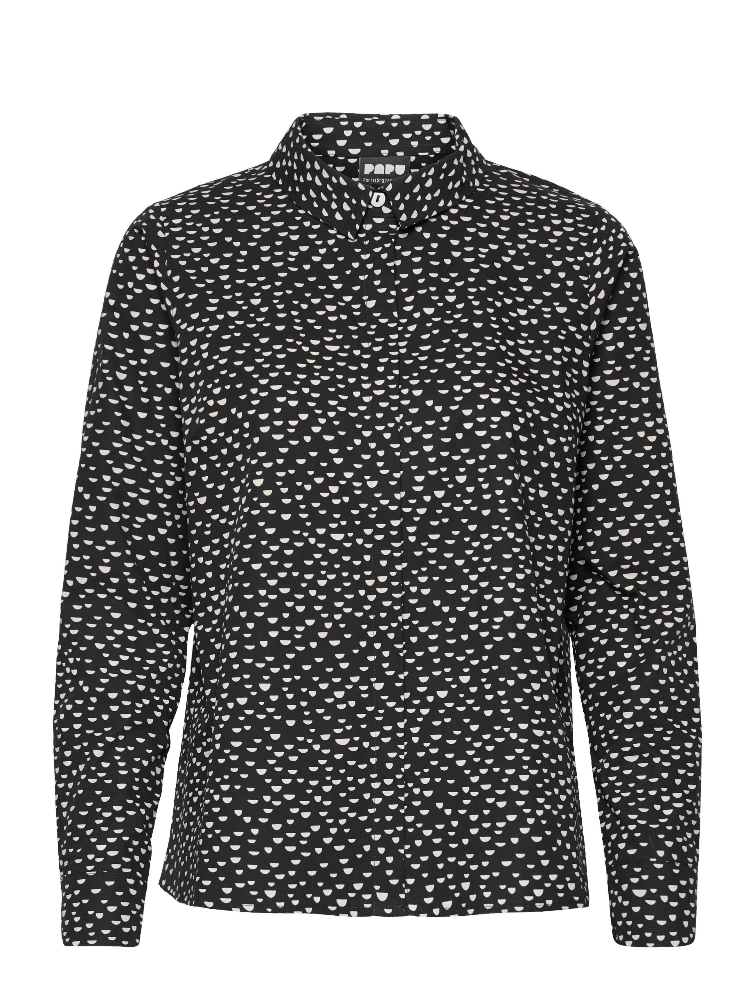 PAPU Fitted Shirt, Mini Beans Schwarz - S - Damen