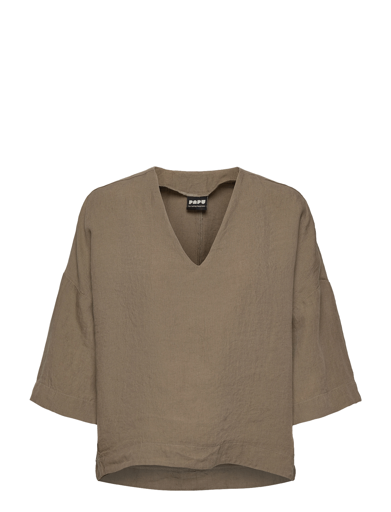 LINEN T-TOP SOLID - GOLDEN