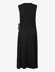 Papu - SLEEVELESS WRAP DRESS - susiaučiamosios suknelės - black - 1