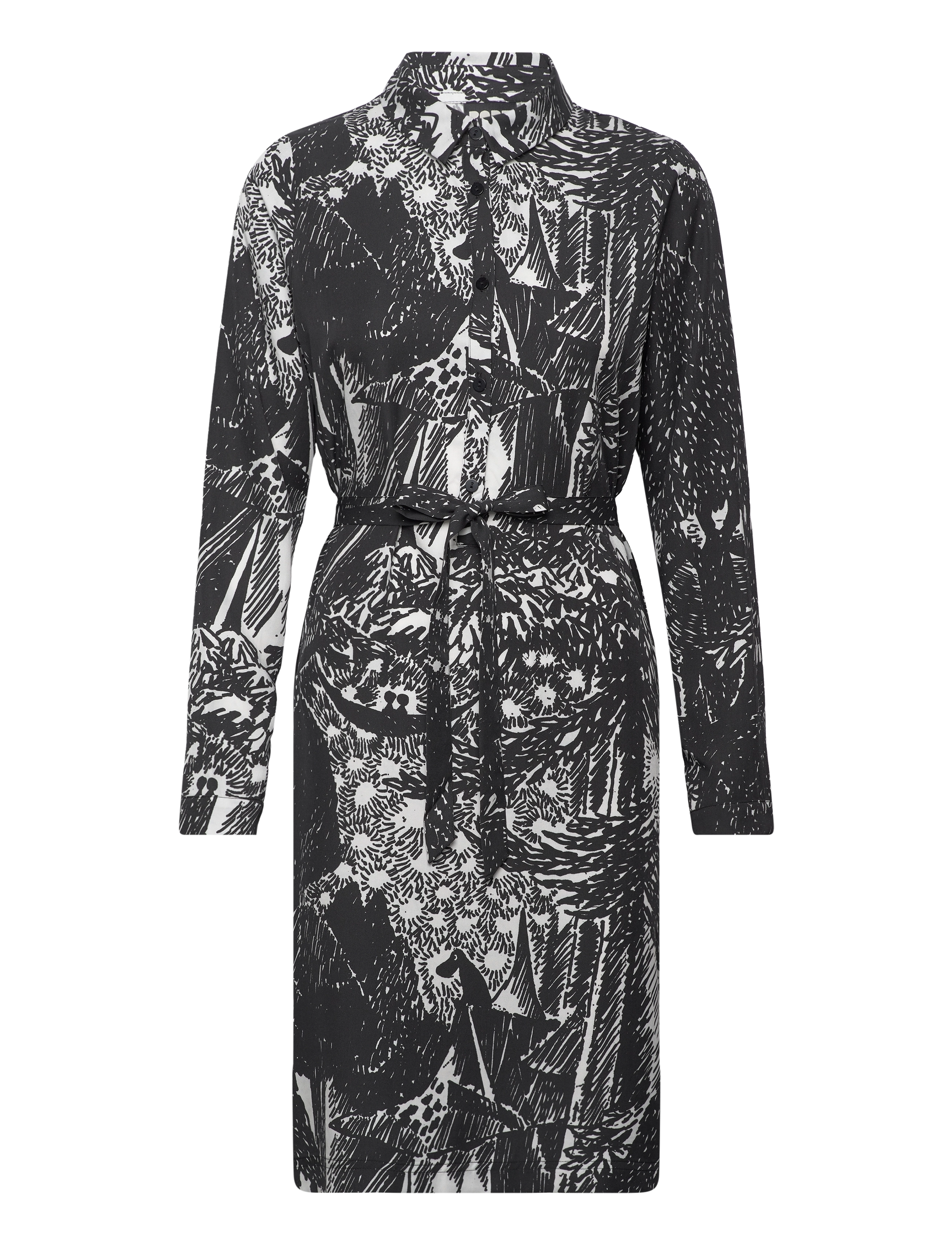 Papu - SHIRT DRESS, AUTUMN GARDEN - skjortekjoler - monochrome - 2