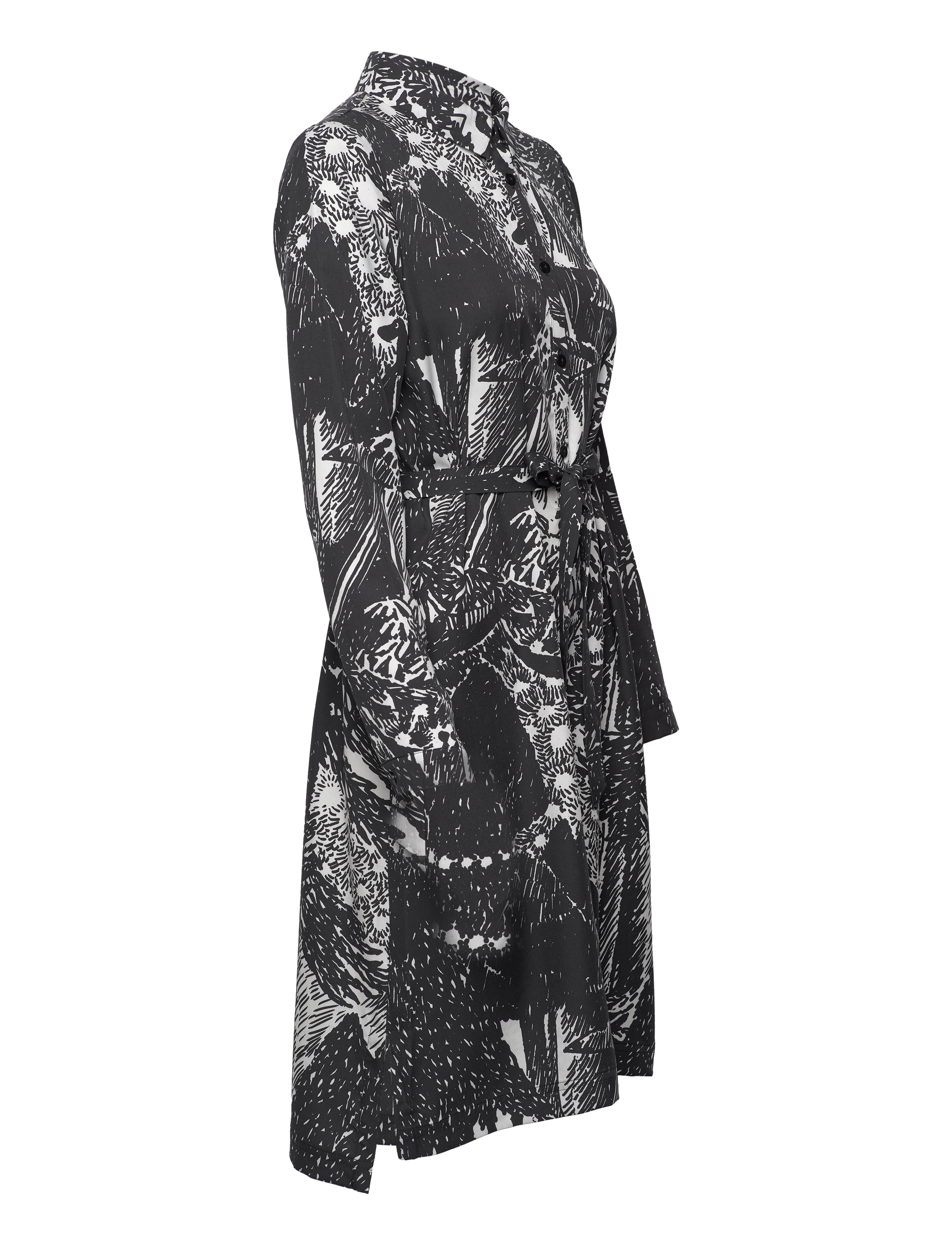 Papu - SHIRT DRESS, AUTUMN GARDEN - skjortekjoler - monochrome - 4