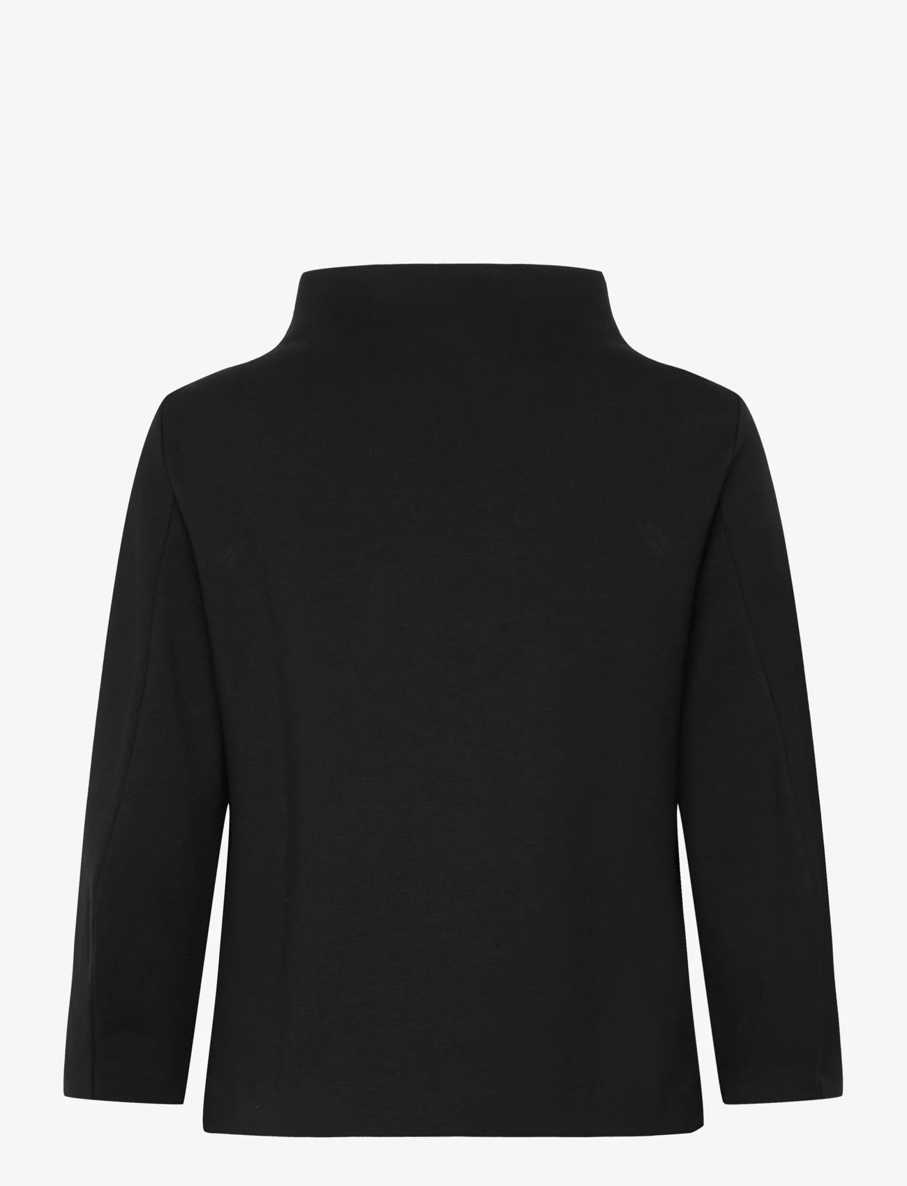 Papu - HEXACON BLOUSE, Solid - blouses met lange mouwen - black - 1