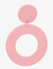 Papu - CIRCLE EARRINGS No.1, Cherry Blossom - pendant earrings - pink - 0