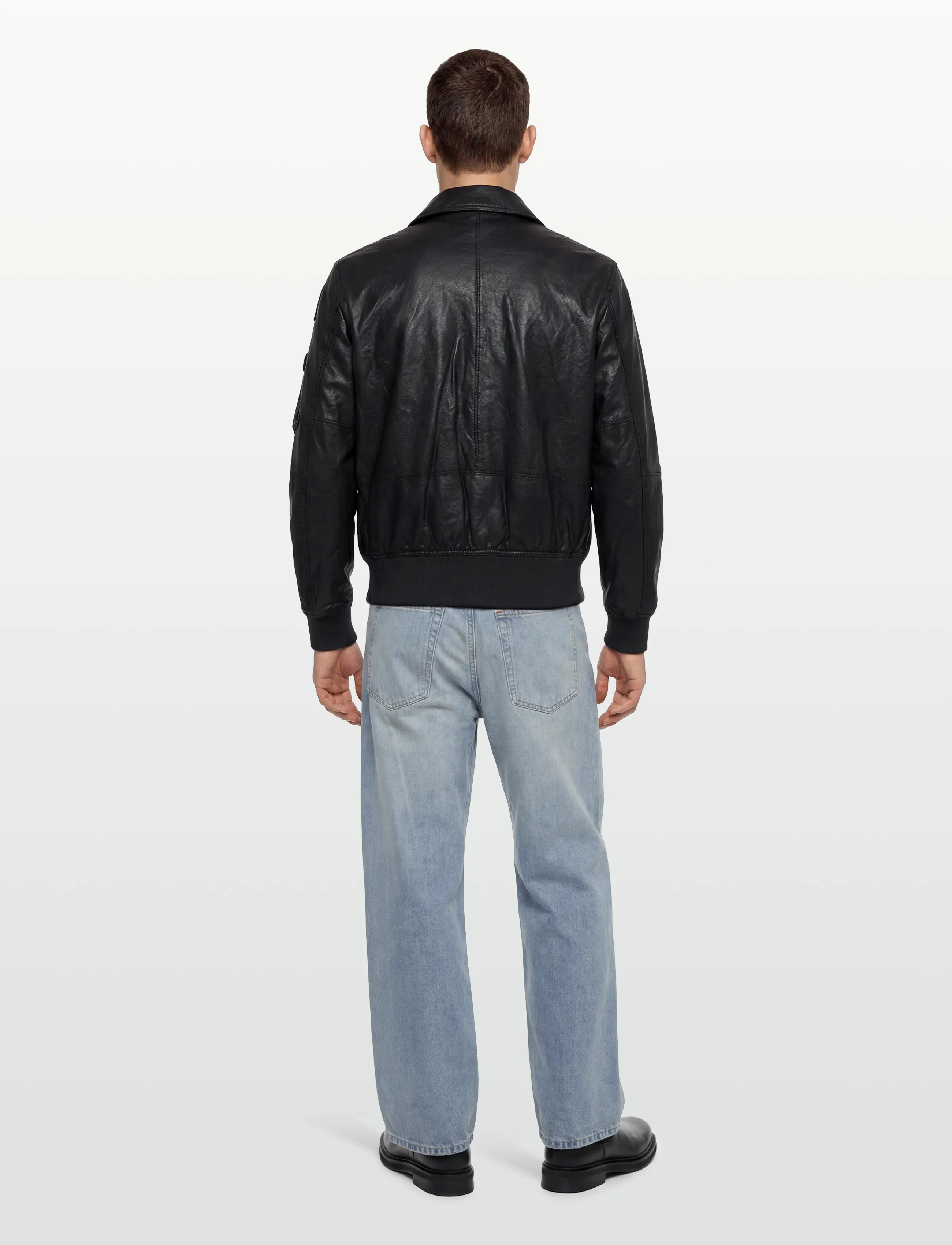 Parajumpers - Brigadier Leather Jacket - grey - 4