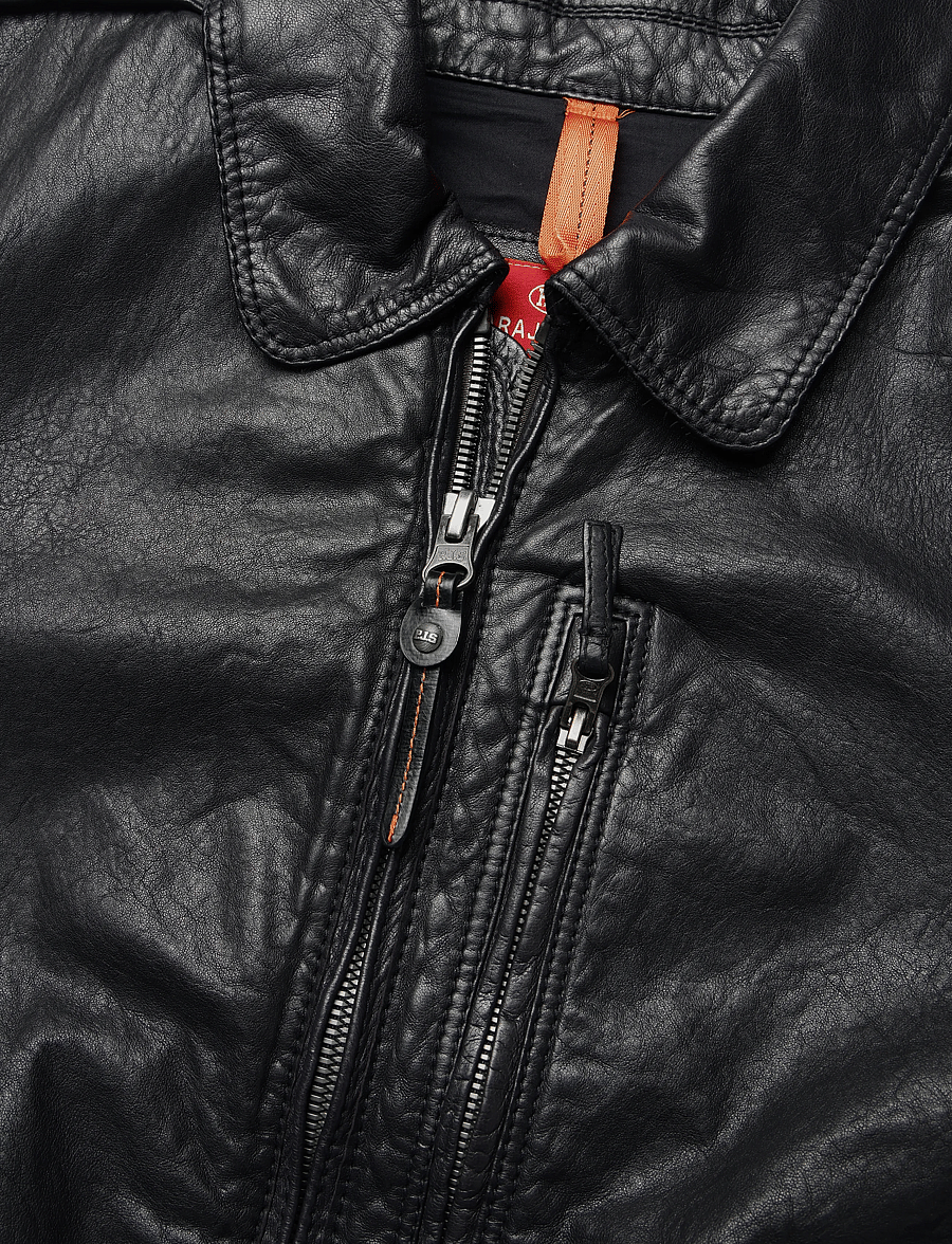 Parajumpers - Brigadier Leather Jacket - kevadjoped - grey - 5