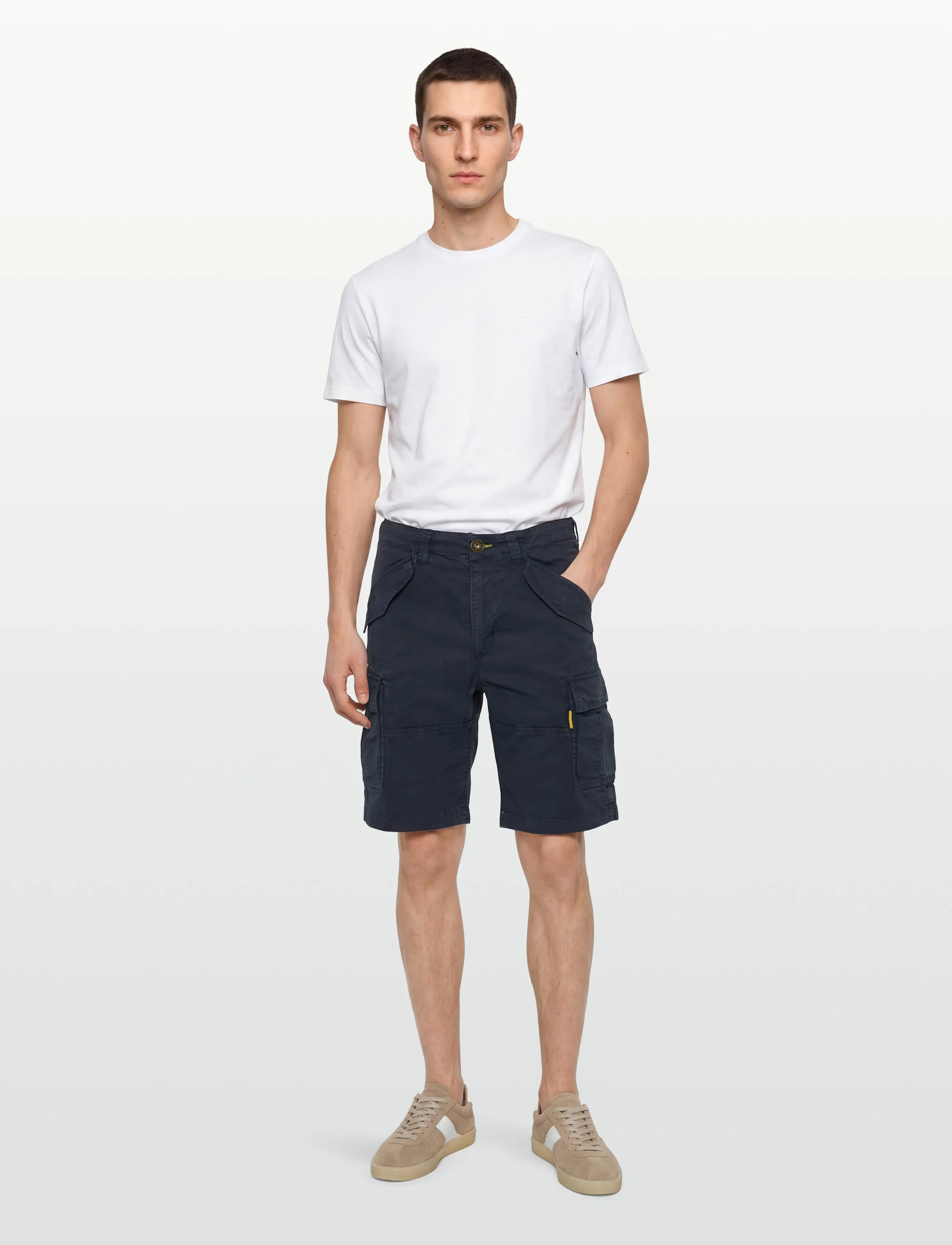 Parajumpers Chip Cargo Shorts, 36, Marineblau - Casual Männerswear