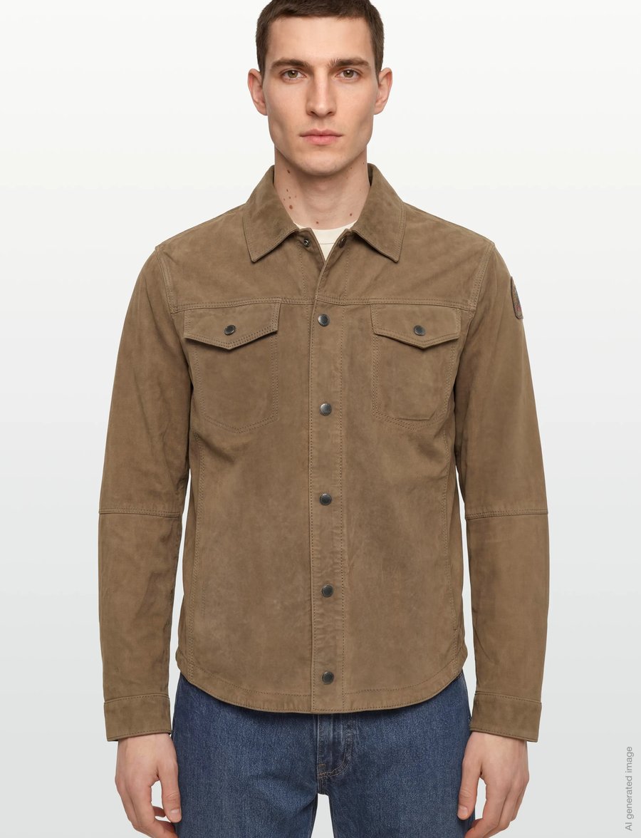 Parajumpers - Radcliff Suede Jacket - forårsjakker - brown - 3