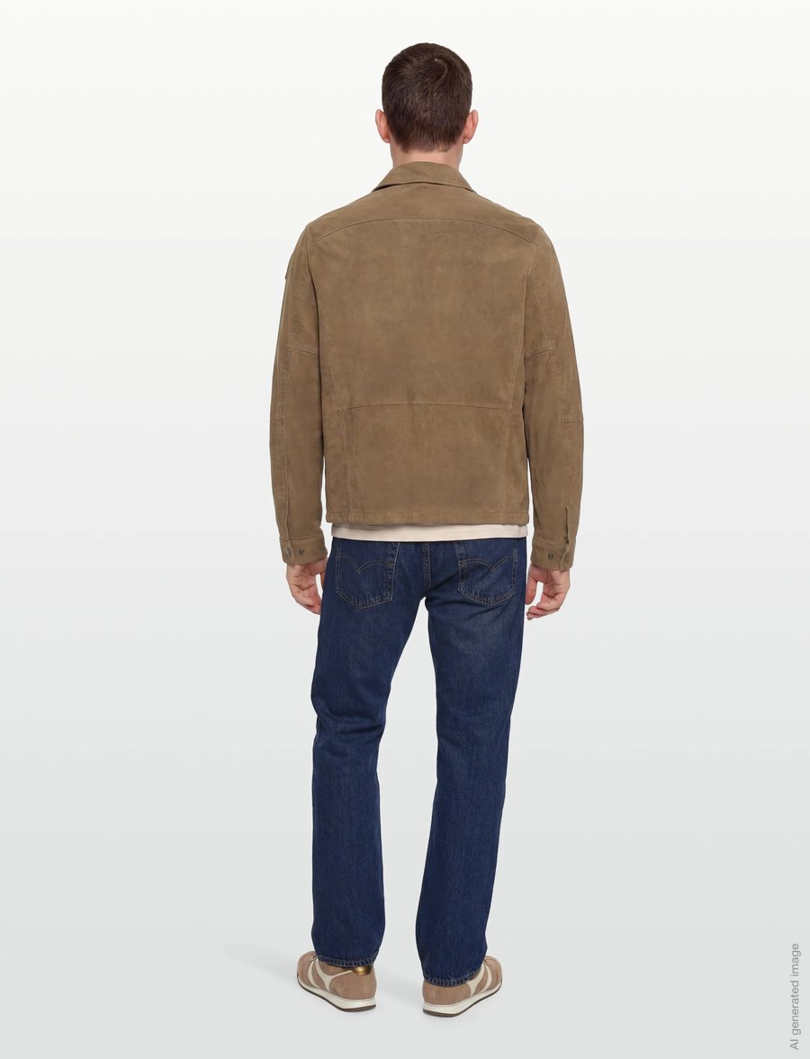Parajumpers - Radcliff Suede Jacket - forårsjakker - brown - 4