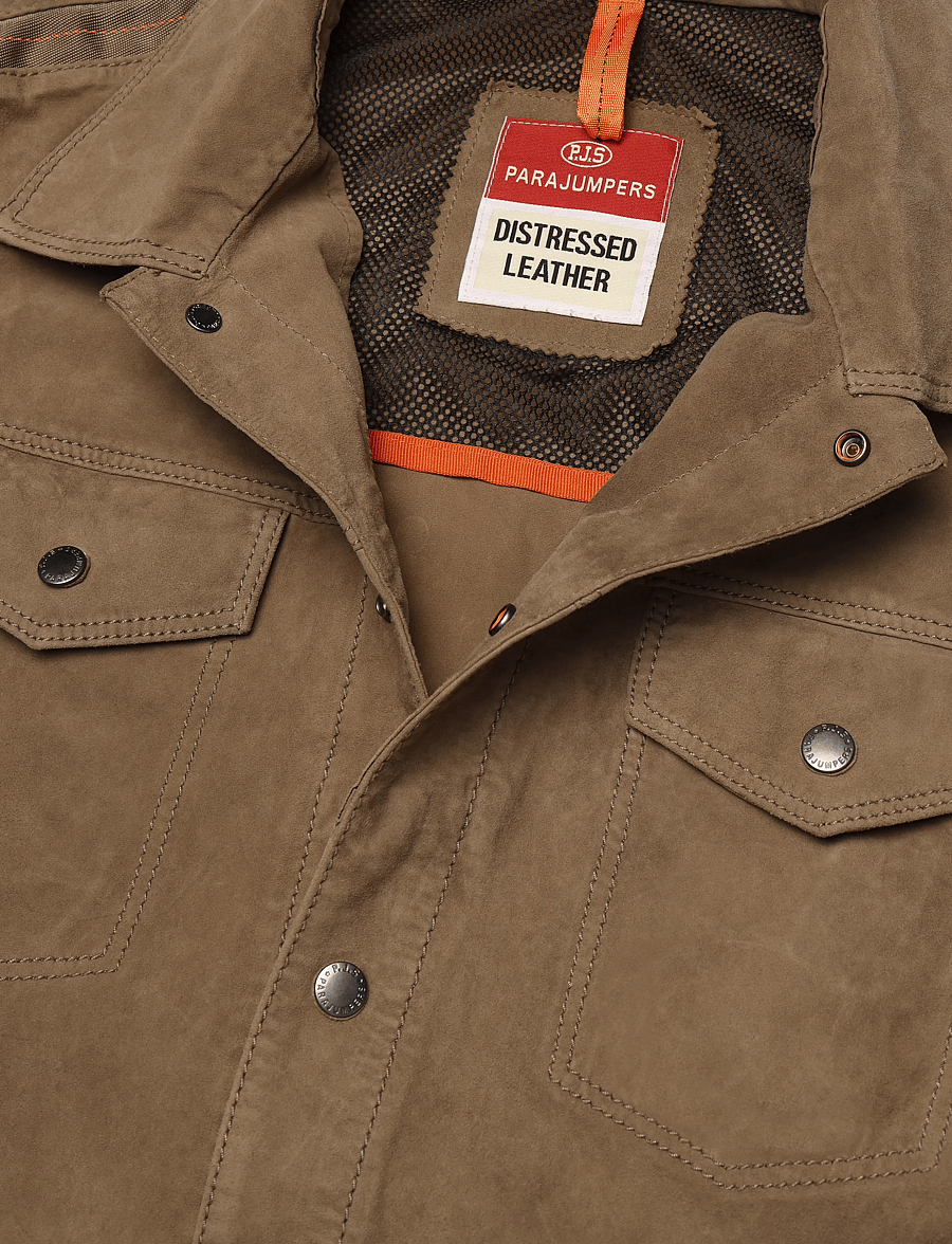 Parajumpers - Radcliff Suede Jacket - forårsjakker - brown - 5