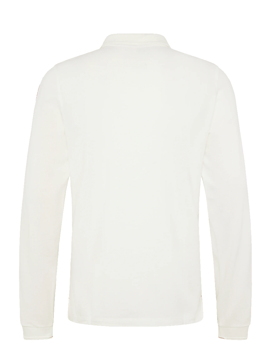 Parajumpers - Oberon Polo Sweater - langärmelige gestrickte polohemden - white - 1