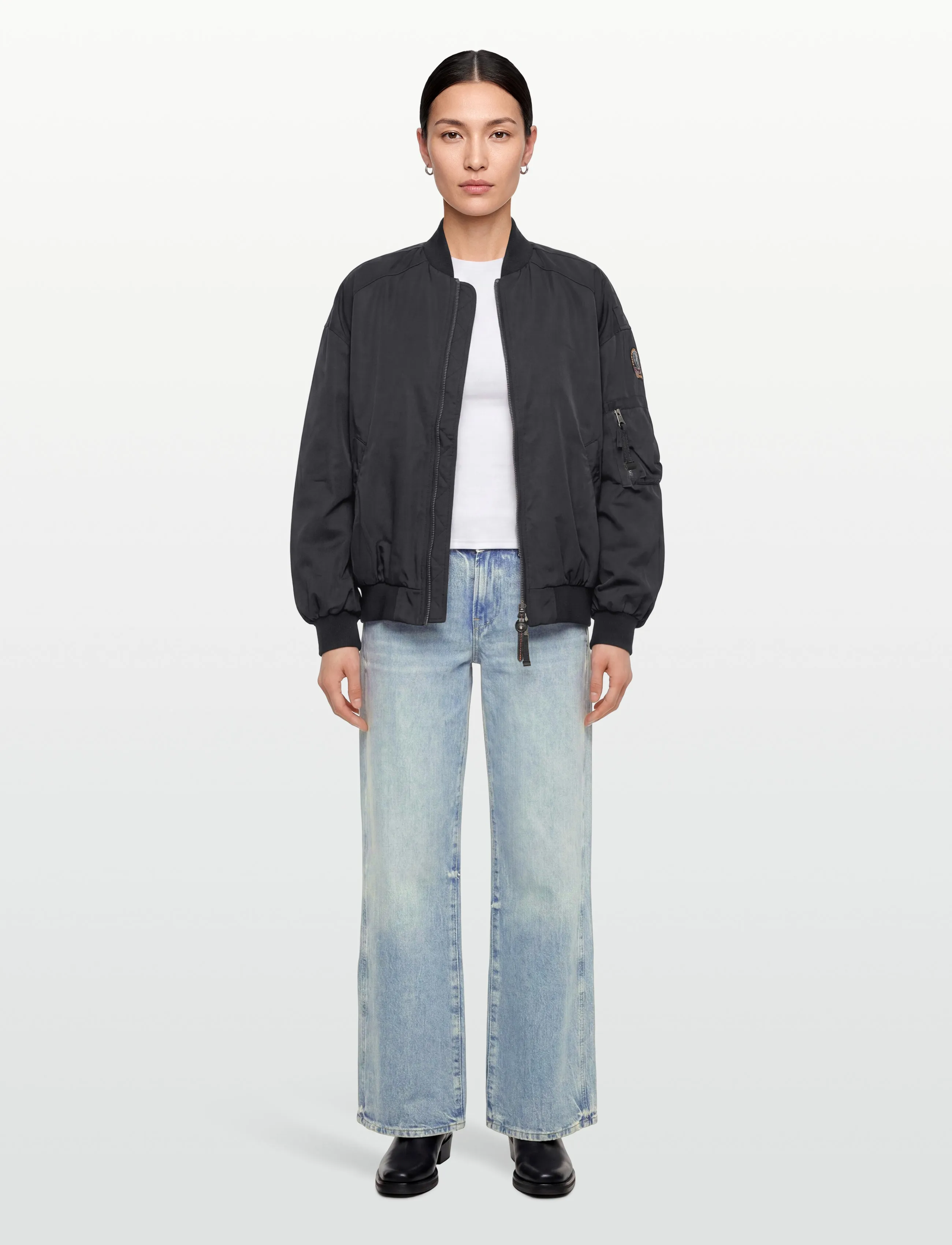 Parajumpers Bomber Jacket - Jackets & Coats - PENCIL / black