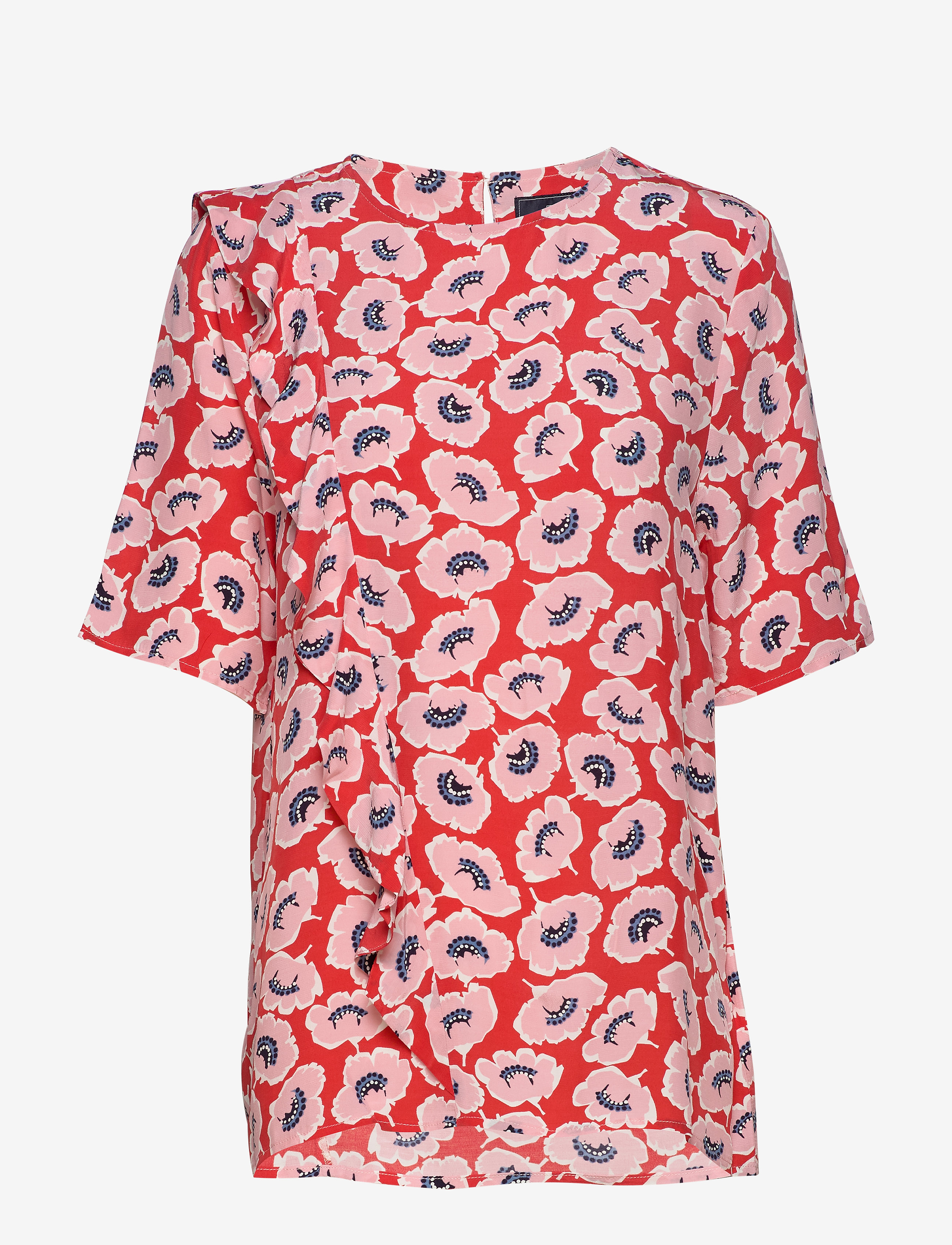 PARK LANE Bluse With Diagonale Frill Patterned - 36 - Damen