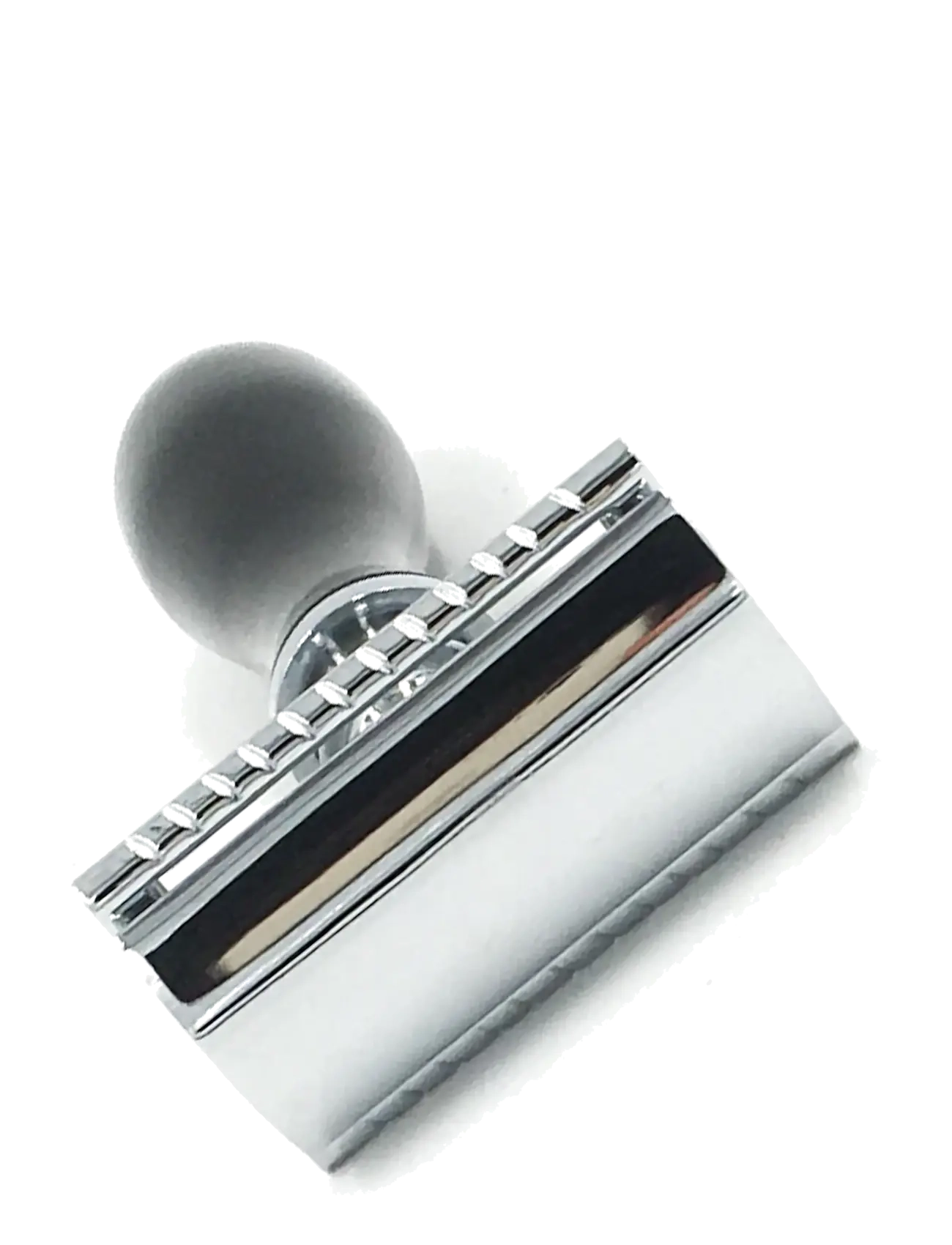 Parker - Parker 111B - Black Resin Handle 3 Piece Safety Razor - barberskrabere - black - 2