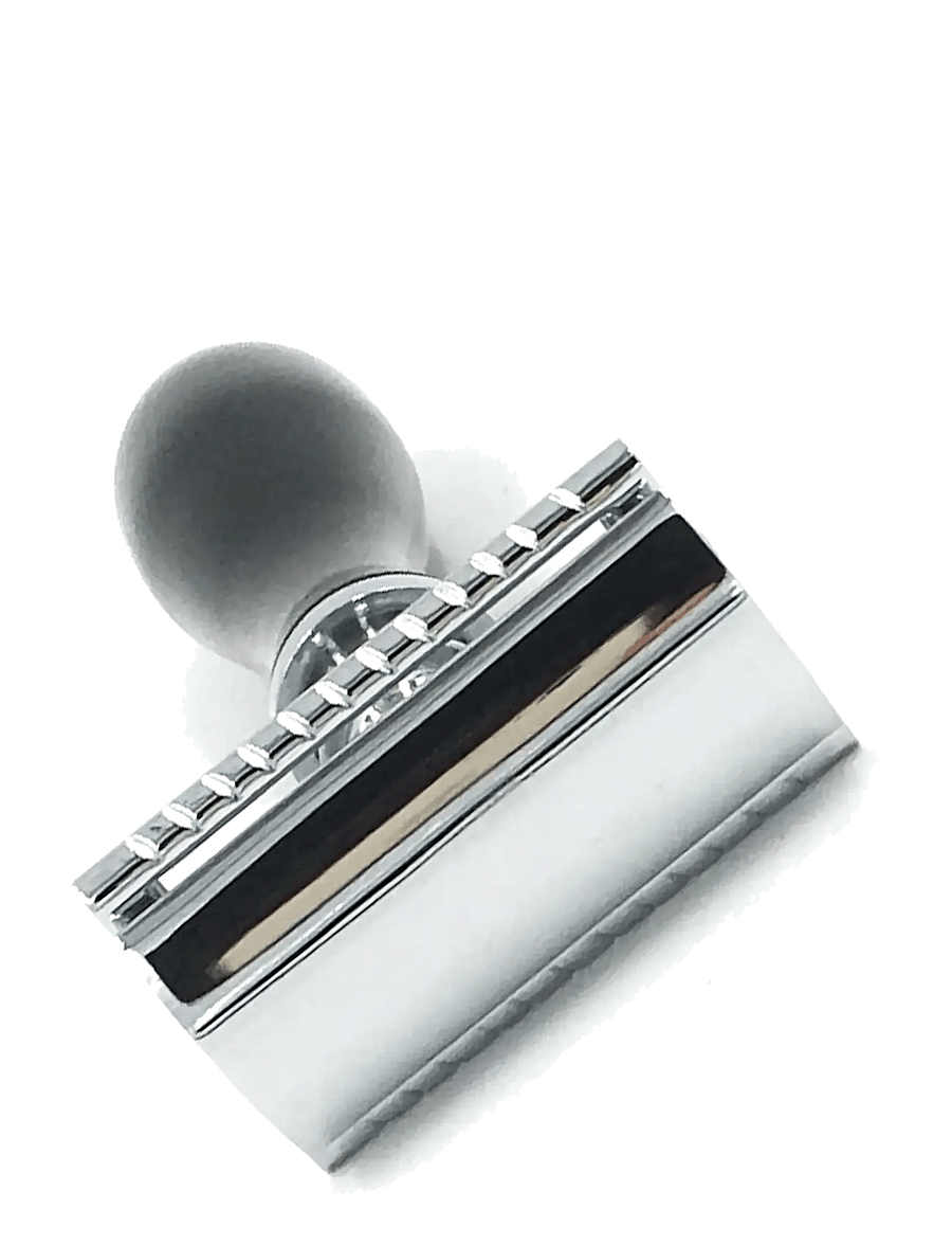 Parker - Parker 111B - Black Resin Handle 3 Piece Safety Razor - pardlid - black - 2