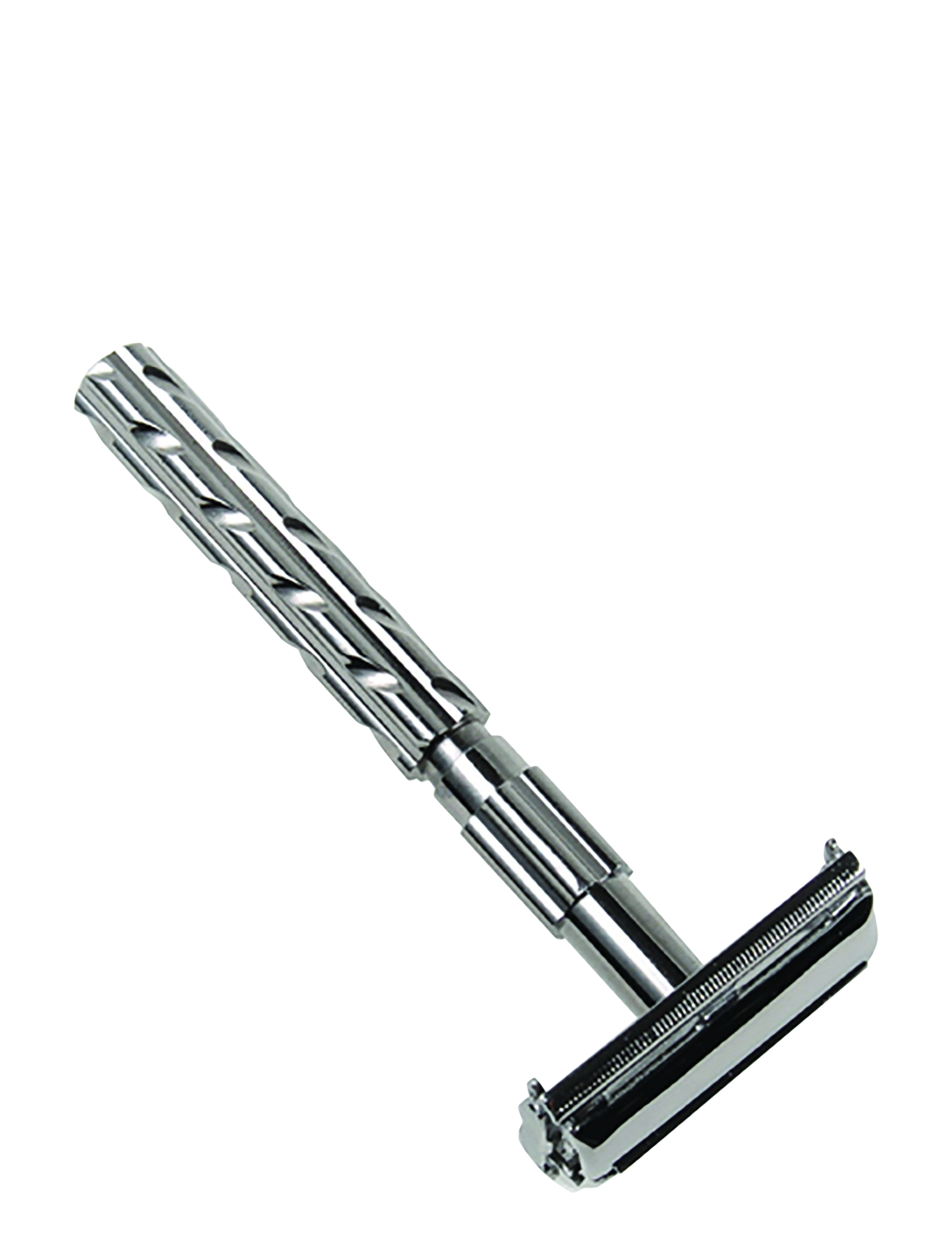 Parker 22R Gunmetal Handle Butterfly Open Safety Razor, Razors, Sølv, Str: ONE SIZE