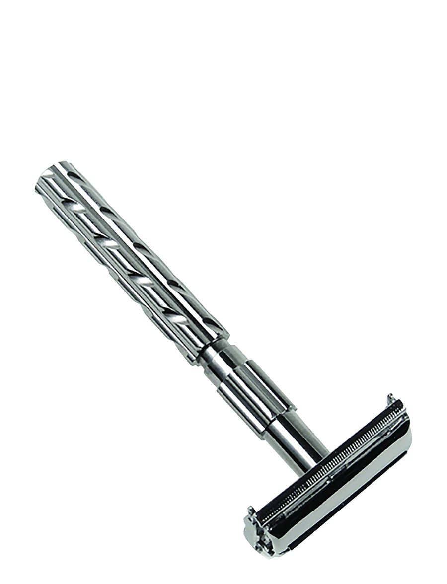 Parker - Parker 22R - Gunmetal Handle Butterfly Open Safety Razor - pardlid - gunmetal - 0