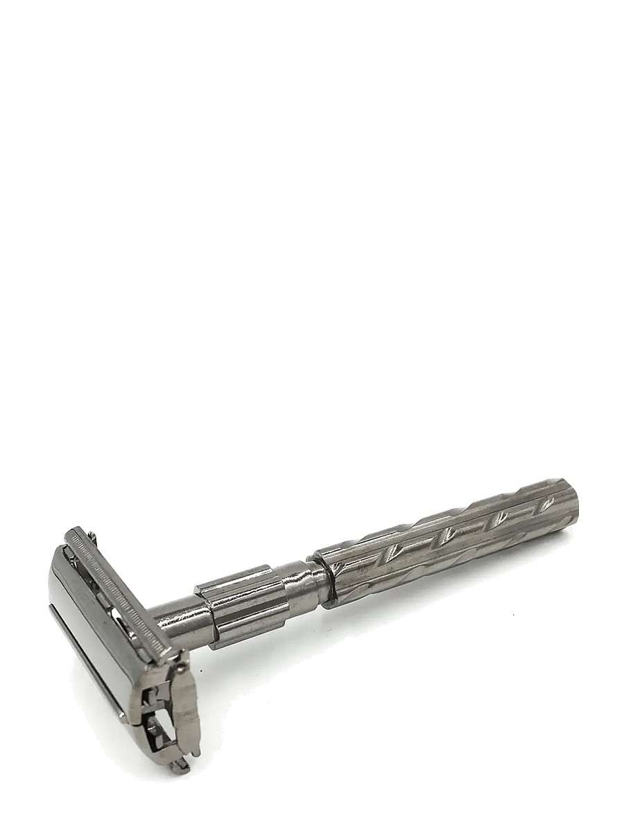 Parker - Parker 22R - Gunmetal Handle Butterfly Open Safety Razor - pardlid - gunmetal - 1