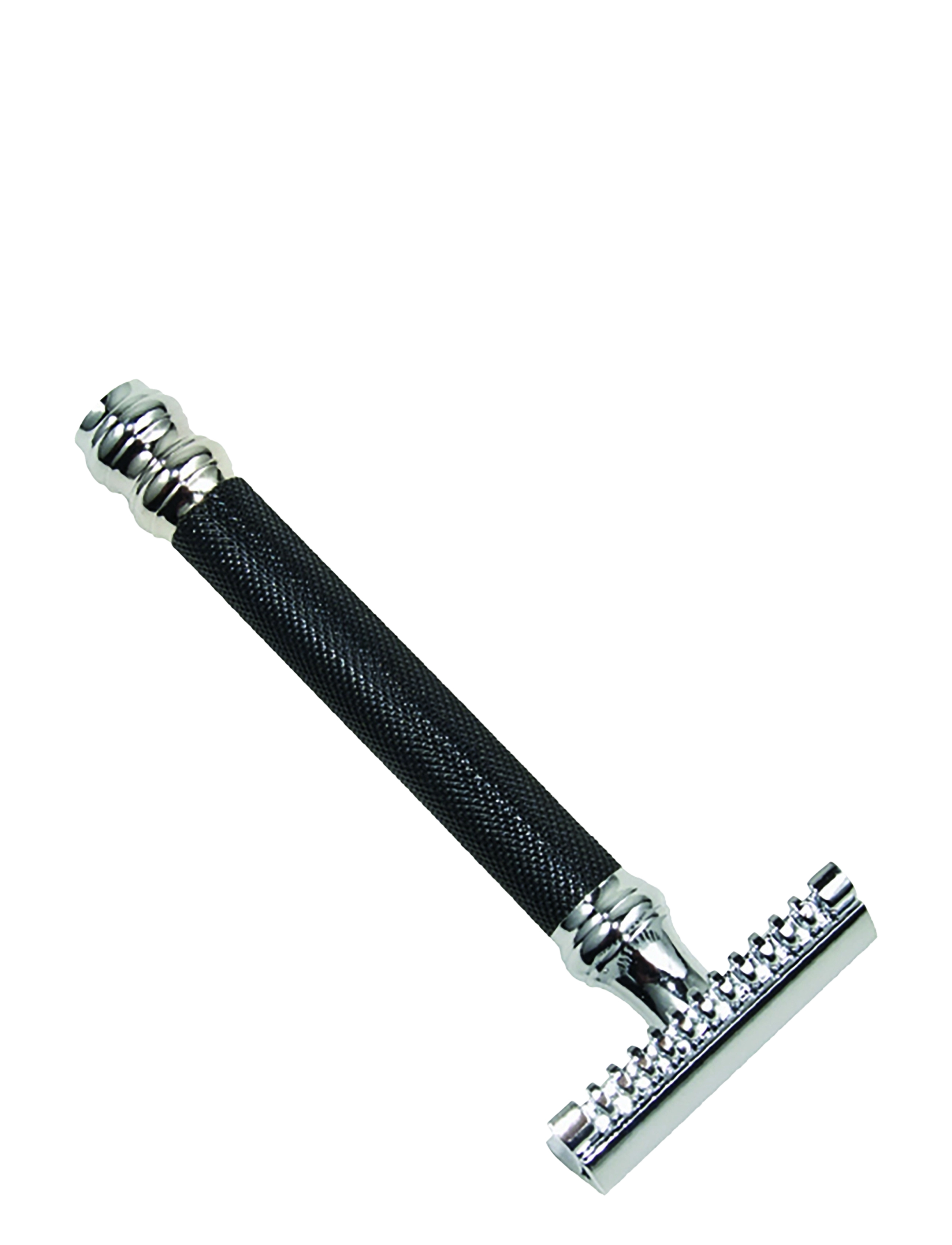 Parker 26C Black & Chrome Handle Open Comb 3 Piece Safety, Razors, Multi/mønstret, Str: ONE SIZE