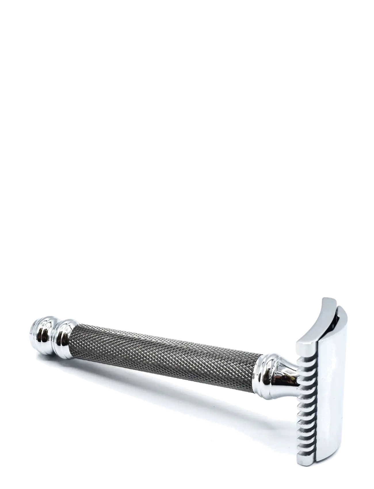 Parker - Parker 26C - Black & Chrome Handle Open Comb 3 Piece Safety - skustuvai - black & chrome - 1