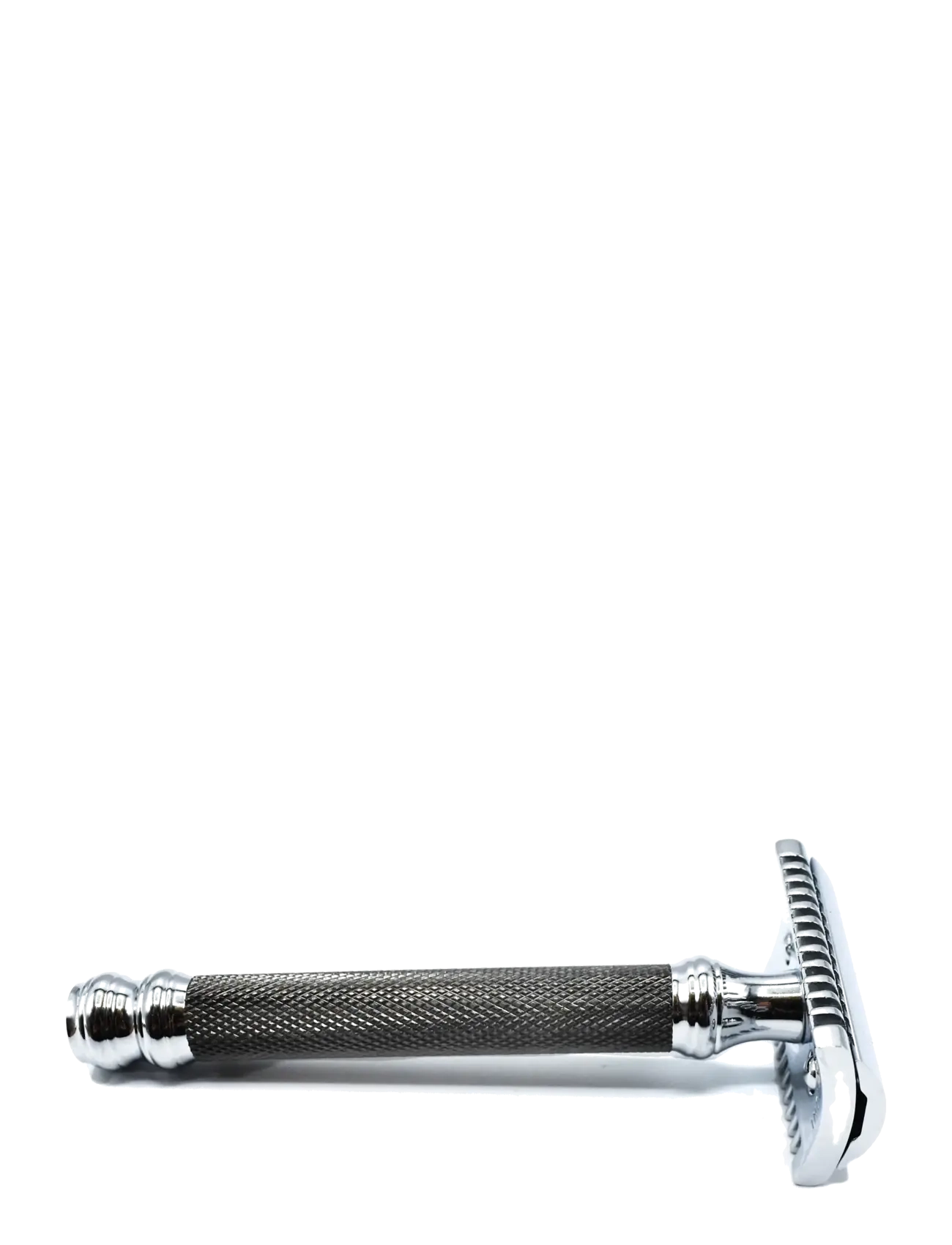 Parker - Parker 26C - Black & Chrome Handle Open Comb 3 Piece Safety - skustuvai - black & chrome - 2
