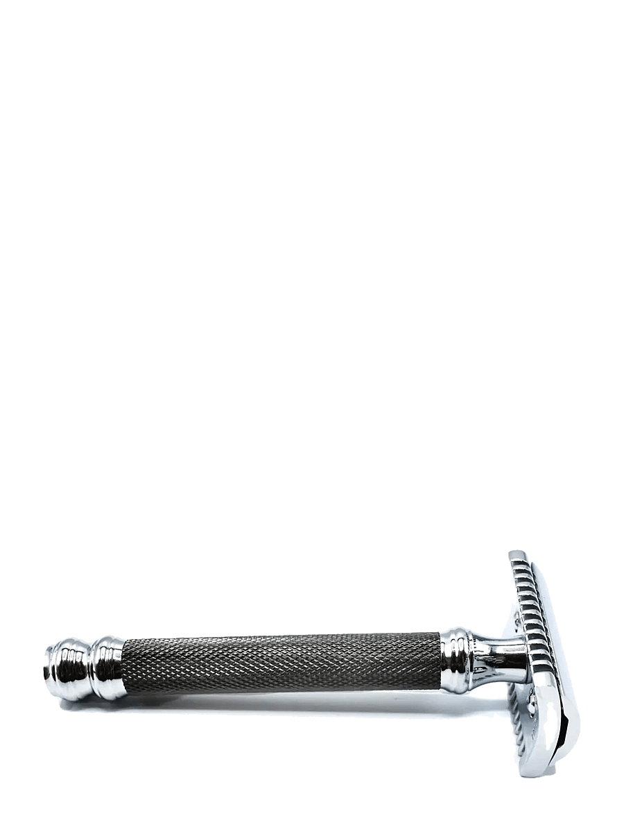Parker - Parker 26C - Black & Chrome Handle Open Comb 3 Piece Safety - pardlid - black & chrome - 2