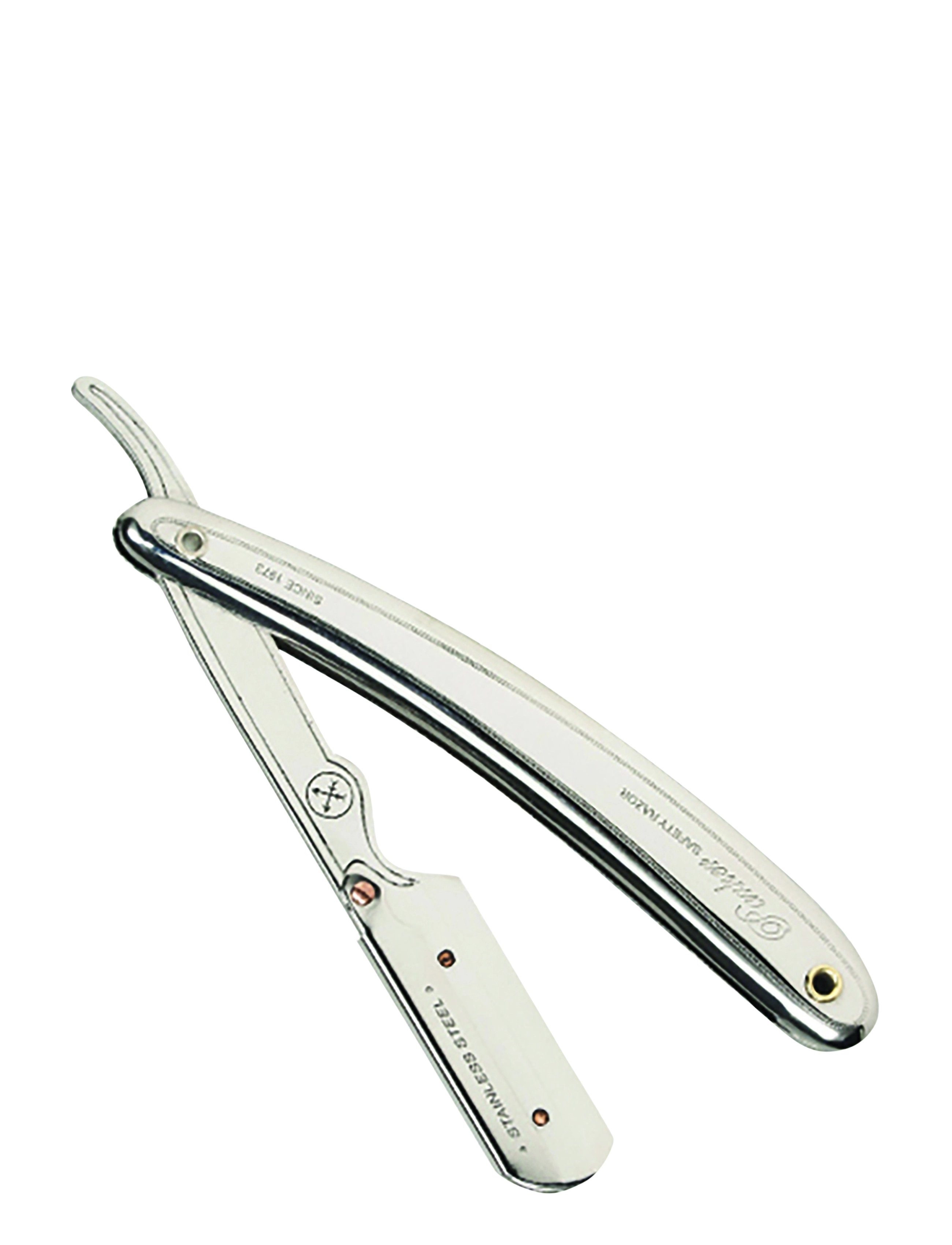 Parker Parker Sr1/31R - Stainless Steel Handle Clip Type Barber/Str, One Size, Silver, Barberingsprodukter > Barberknive, Herre