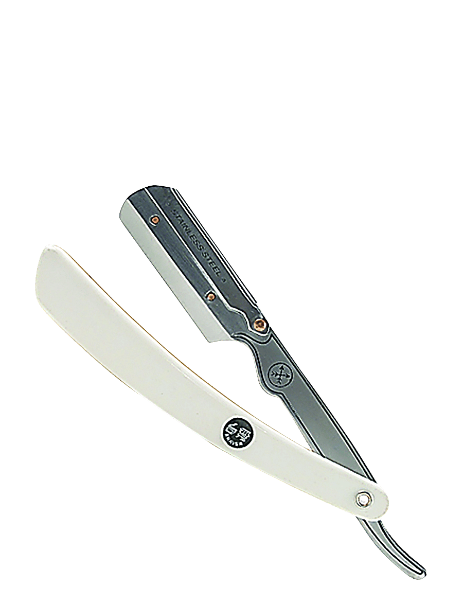 Parker - Parker SRW/34R - White ABS Handle Clip Type Barber/Straight - pardlid - white - 0