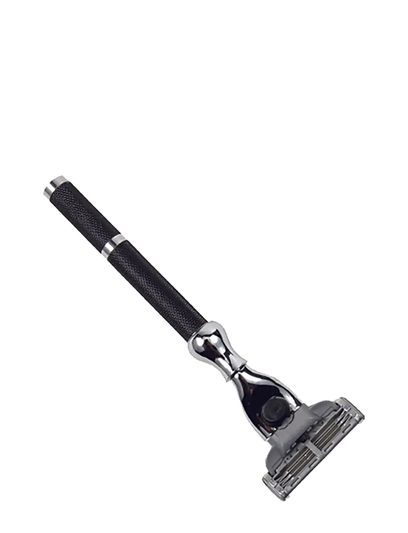 Parker Parker 42M - Black & Chrome Mach 3 Compatible Handle Razor - Rakning - BLACK & CHROME / black