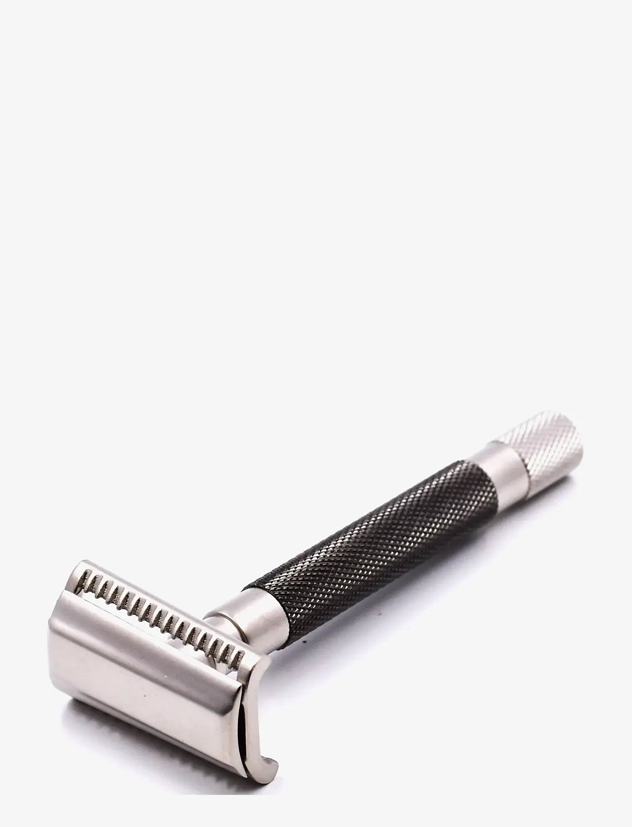 Parker - 55SL-GR - Semi-Slant 3 Piece Safety Razor - Graphite - rakning - graphite - 1