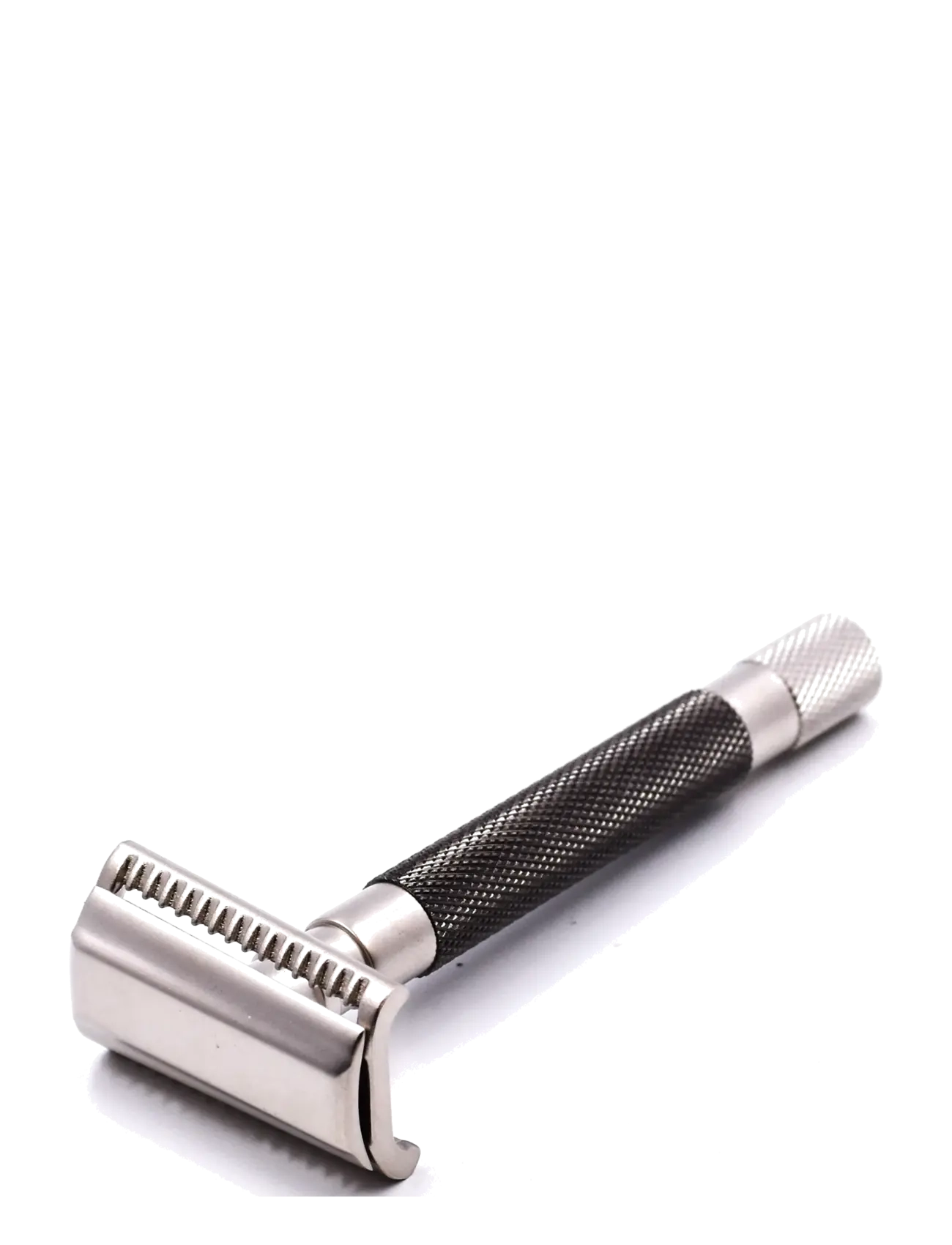 Parker - 55SL-GR - Semi-Slant 3 Piece Safety Razor - Graphite - parranajo - graphite - 1