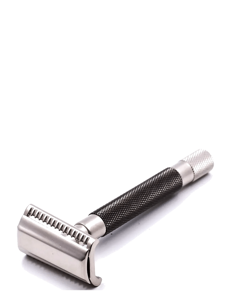 Parker - 55SL-GR - Semi-Slant 3 Piece Safety Razor - Graphite - raseerimine - graphite - 1