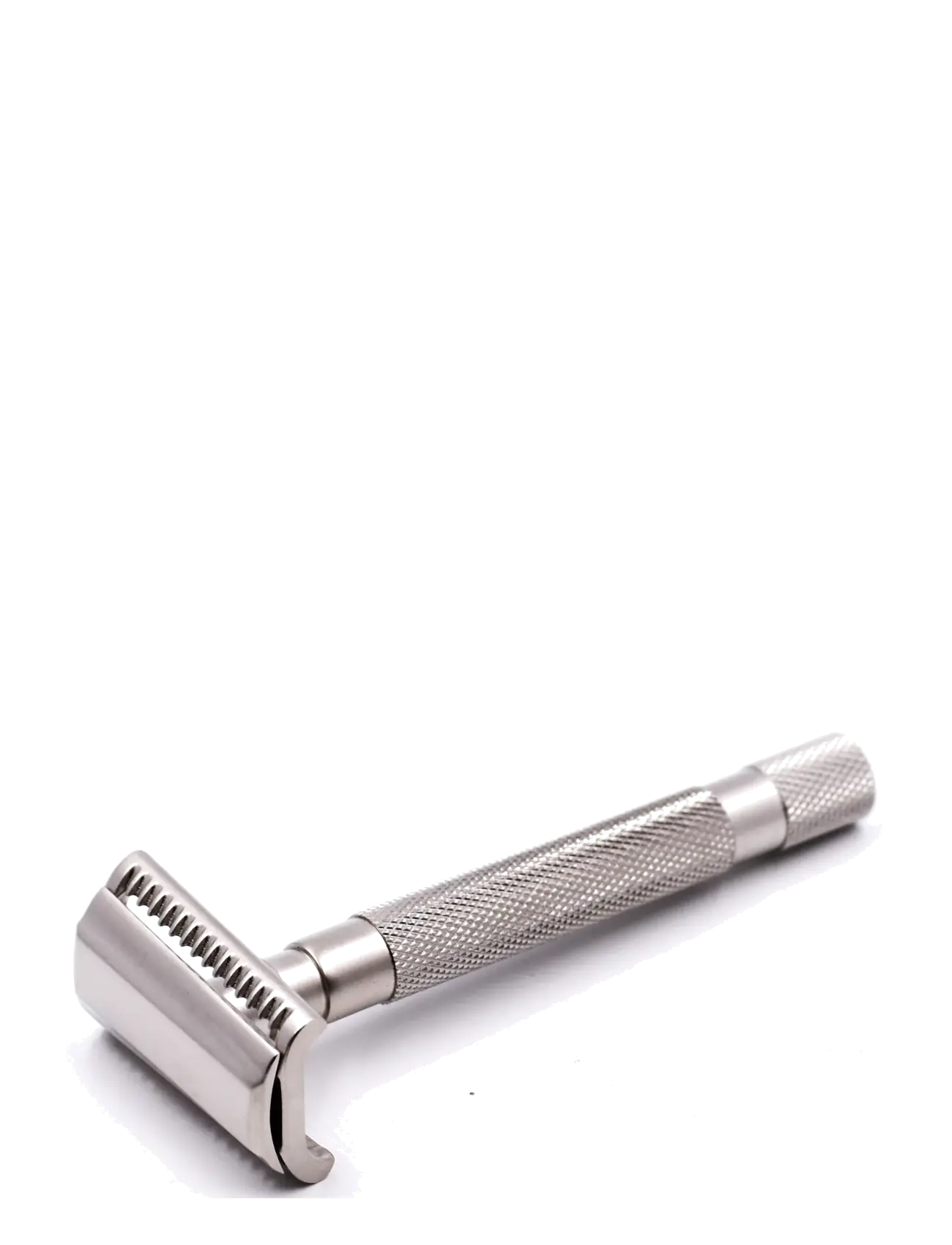 Parker - Parker 55SL-SC - Semi-Slant 3 Piece Safety Razor - Satin Ch - barberskrabere - satin chrome - 1
