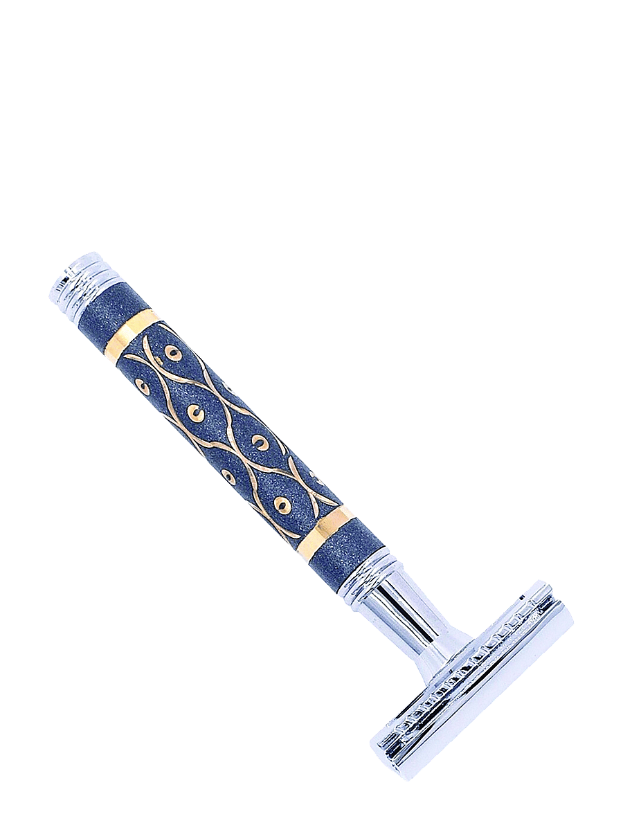 Parker - Parker 65R - Heavyweight Gray & Gold Sandstone Textured Hand - pardlid - gray & gold - 0