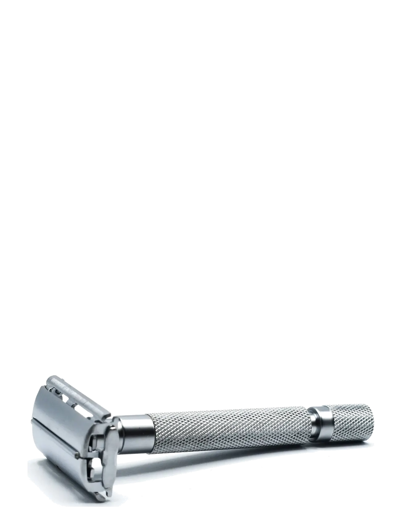 Parker - Parker 74R-SC Satin Chrome Textured Heavy Weight Butterfly O - barberskrabere - satin chrome - 1