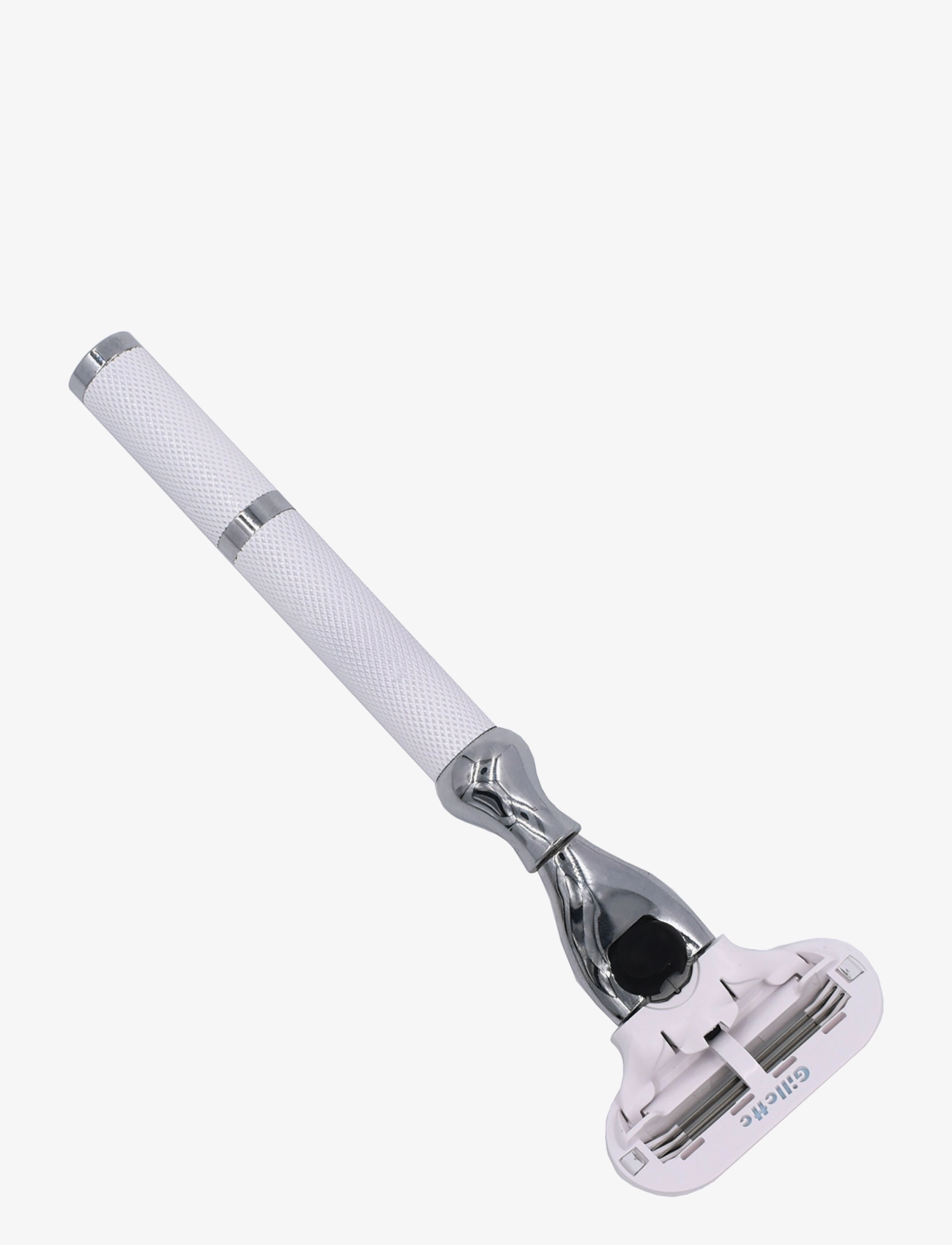 Parker 77L - Women's White & Chrome Handle Venus Compatible Razor, One Size, White, Krop > Hårfjerning, Dame
