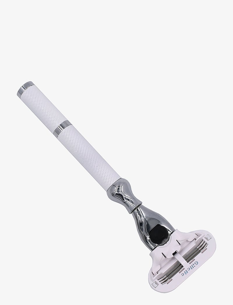 Parker - 77L - Women's White & Chrome Handle Venus Compatible Razor - raseerimine - white - 0
